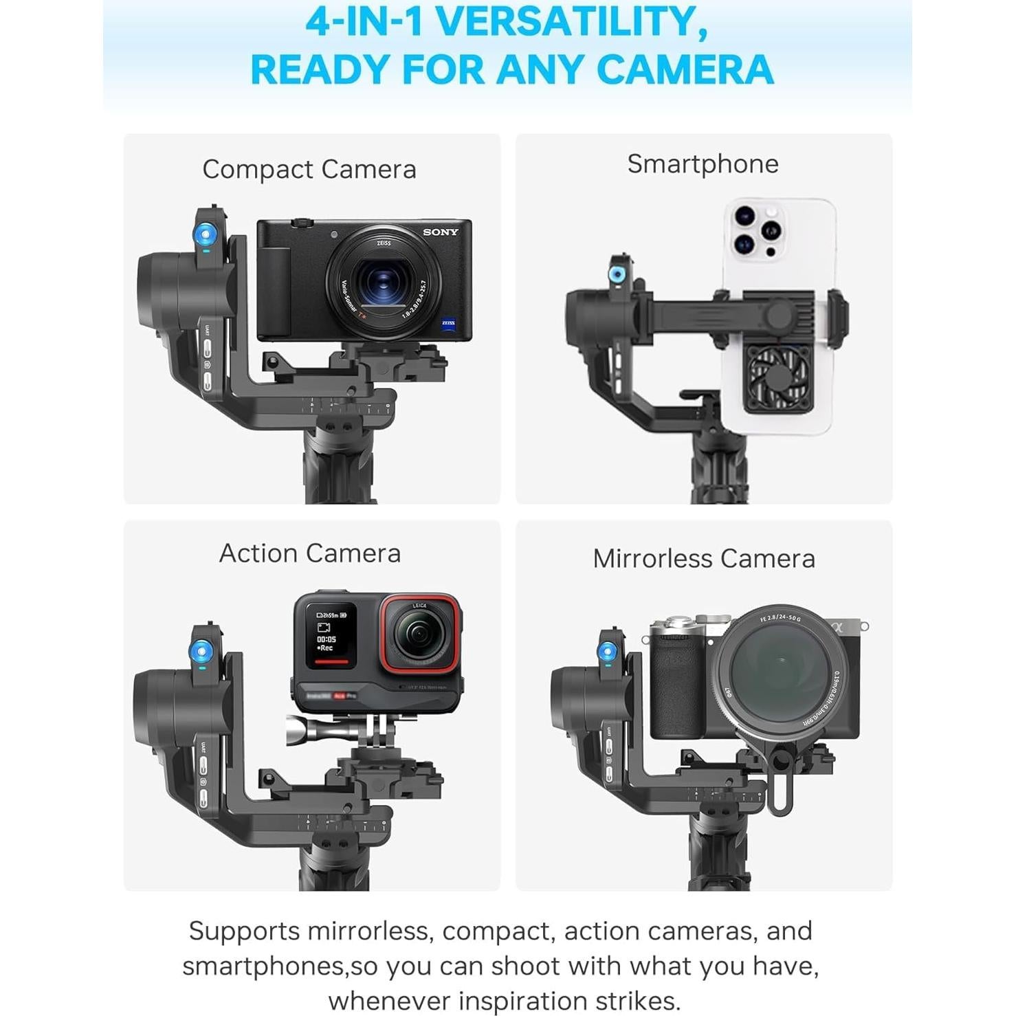 Estabilizador de Cardán FeiyuTech SCORP Mini 3 Pro 2kg