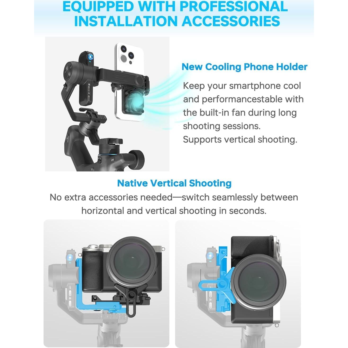Estabilizador de Cardán FeiyuTech SCORP Mini 3 Pro 2kg