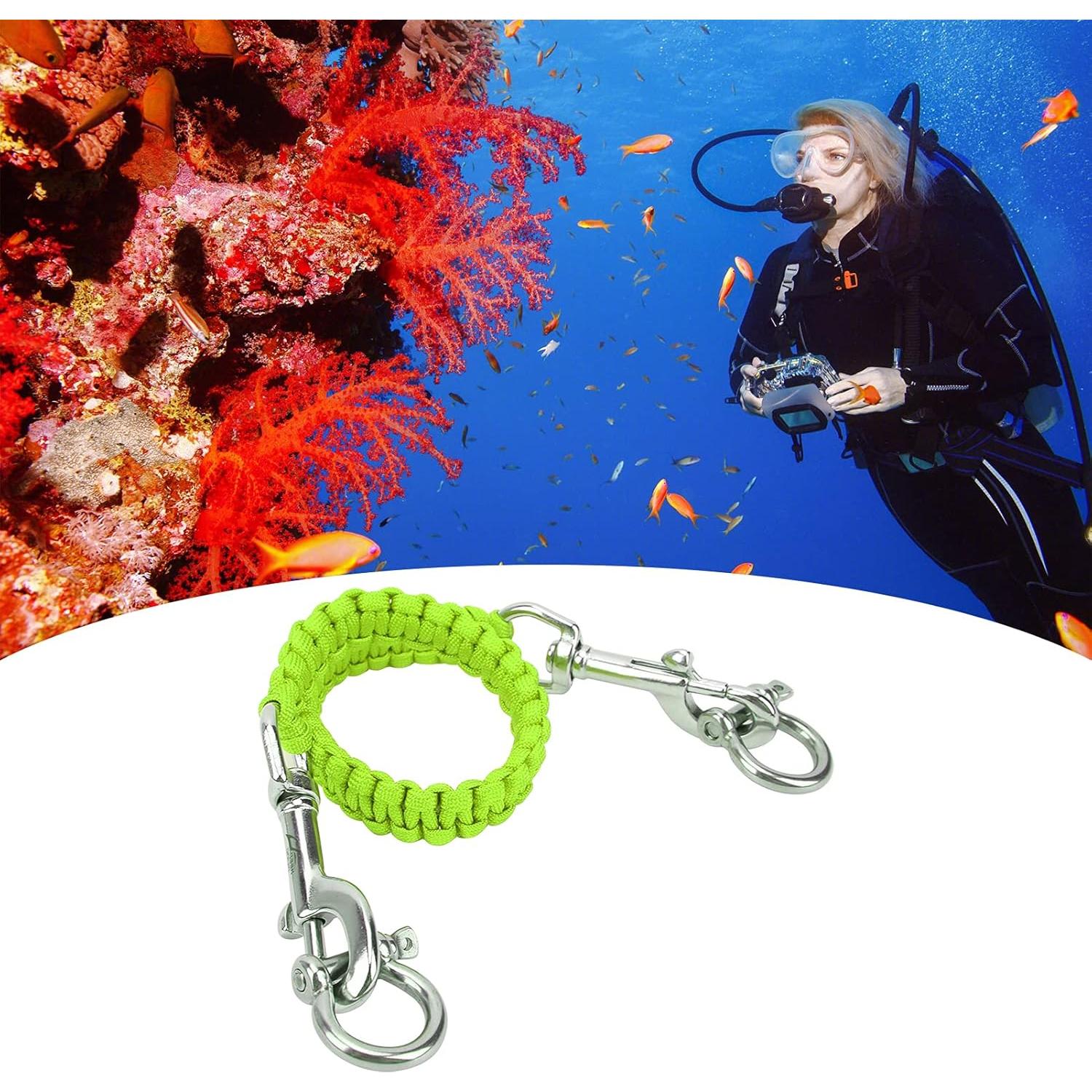 Cuerda para Cámara de Buceo VGEBY 54 cm Acero Inoxidable Verde