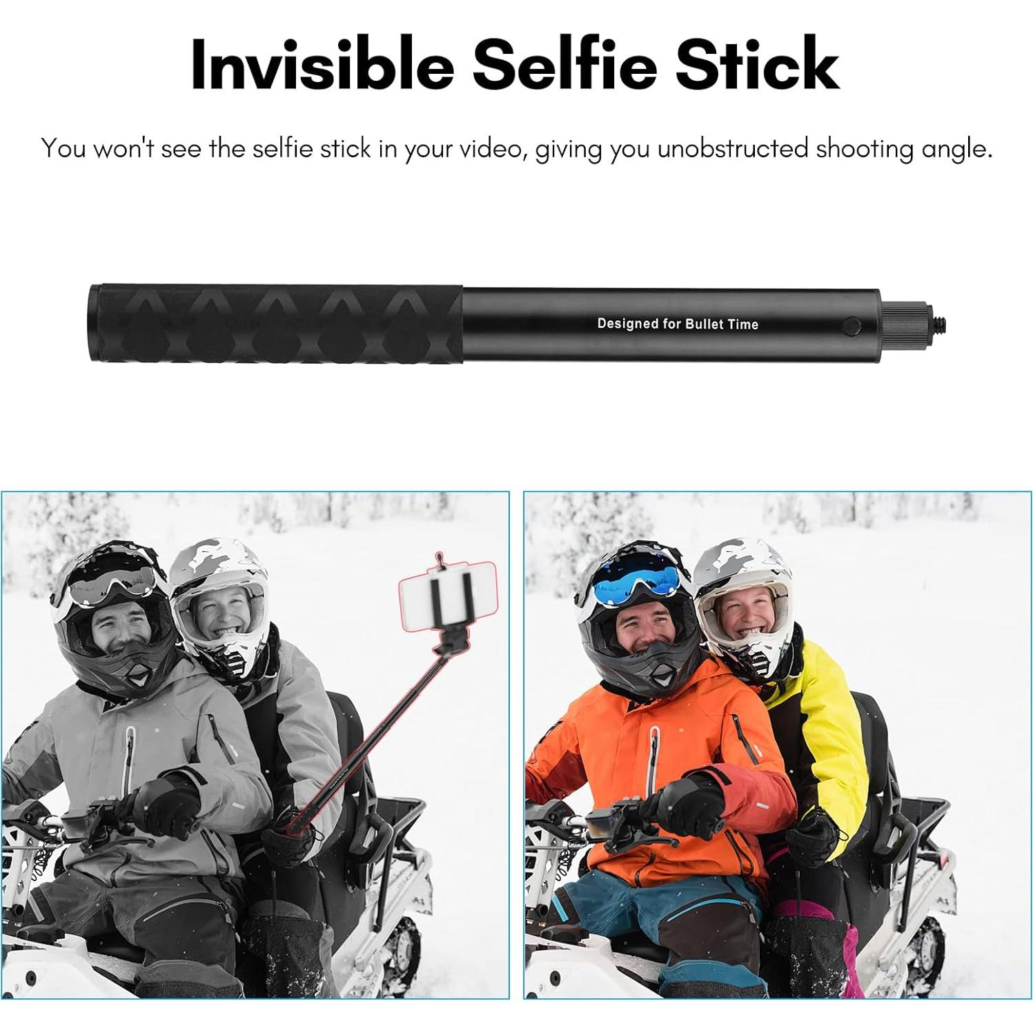 Soporte de Manillar para Bicicleta Andoer Selfie Stick 28-115cm