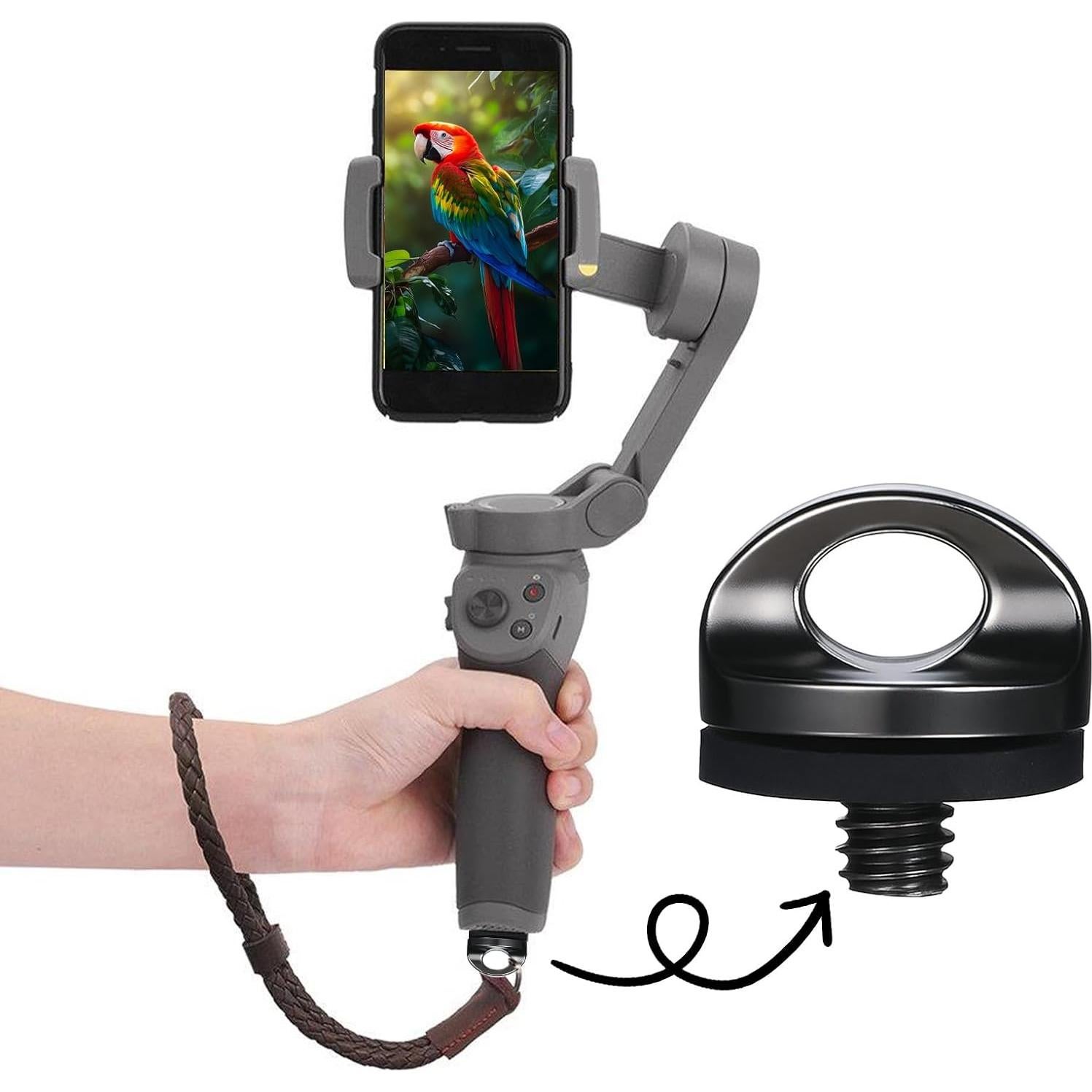 Soporte de Tornillo para Correa de Cámara Trinkrittey 1/4"