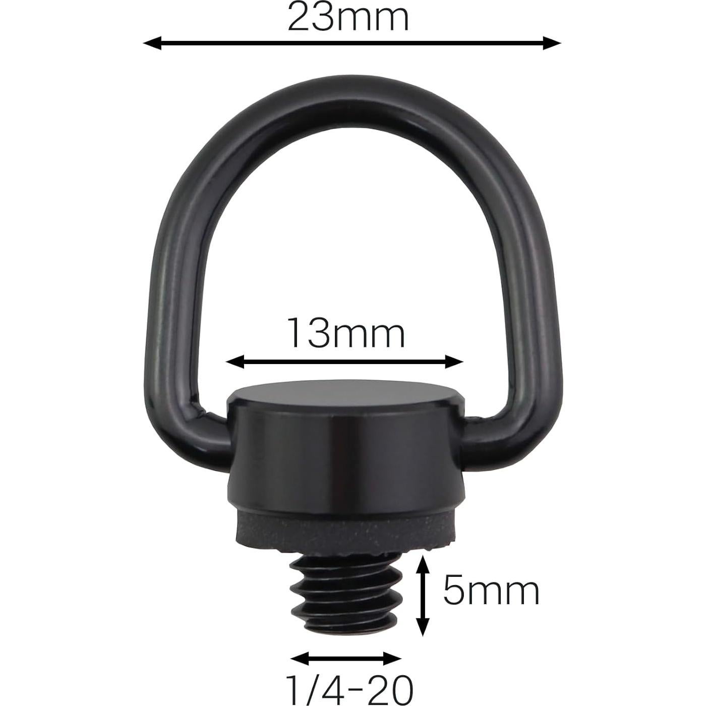 Tornillos de Montaje en D CChiai 1/4"-20 Acero Inoxidable 2PCS