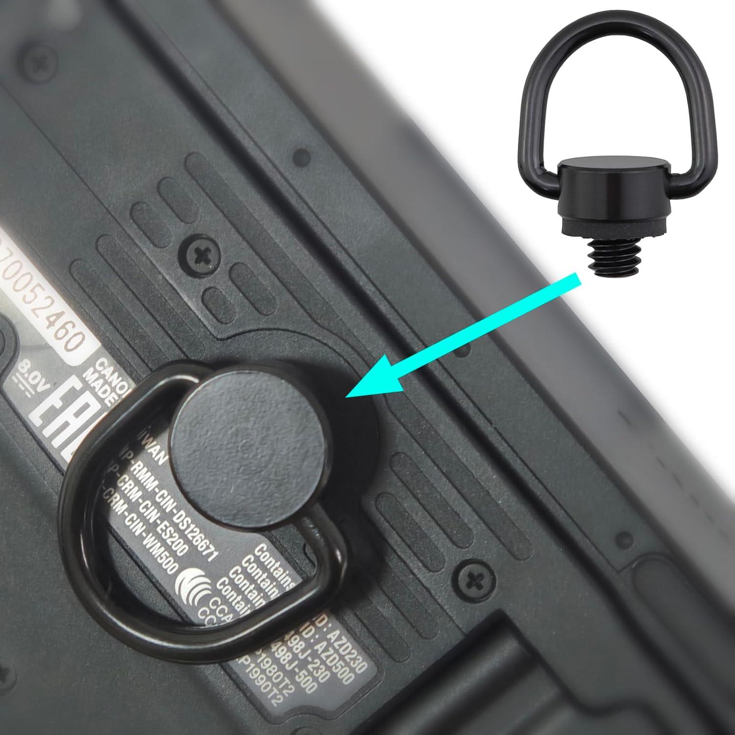 Tornillos de Montaje en D CChiai 1/4"-20 Acero Inoxidable 2PCS