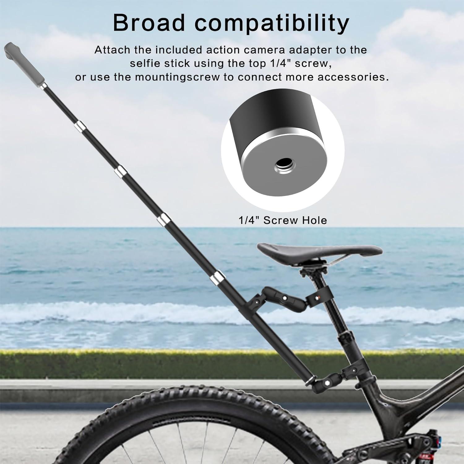 Soporte Manillar Bicicleta Motocicleta Aoeyoo 150 cm Ajustable