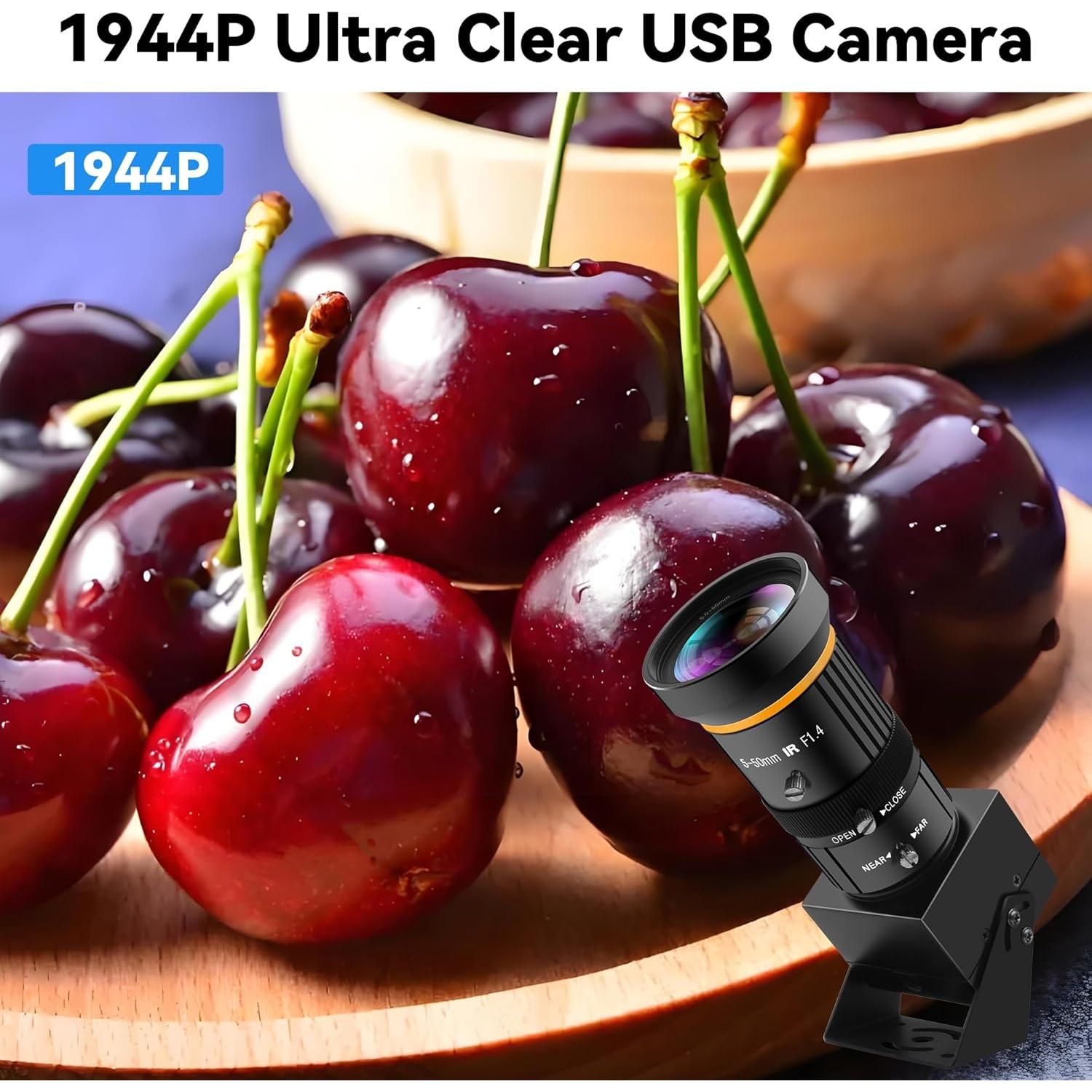 Cámara USB Industrial 5MP IFWATER con Lente 5-50mm 10X