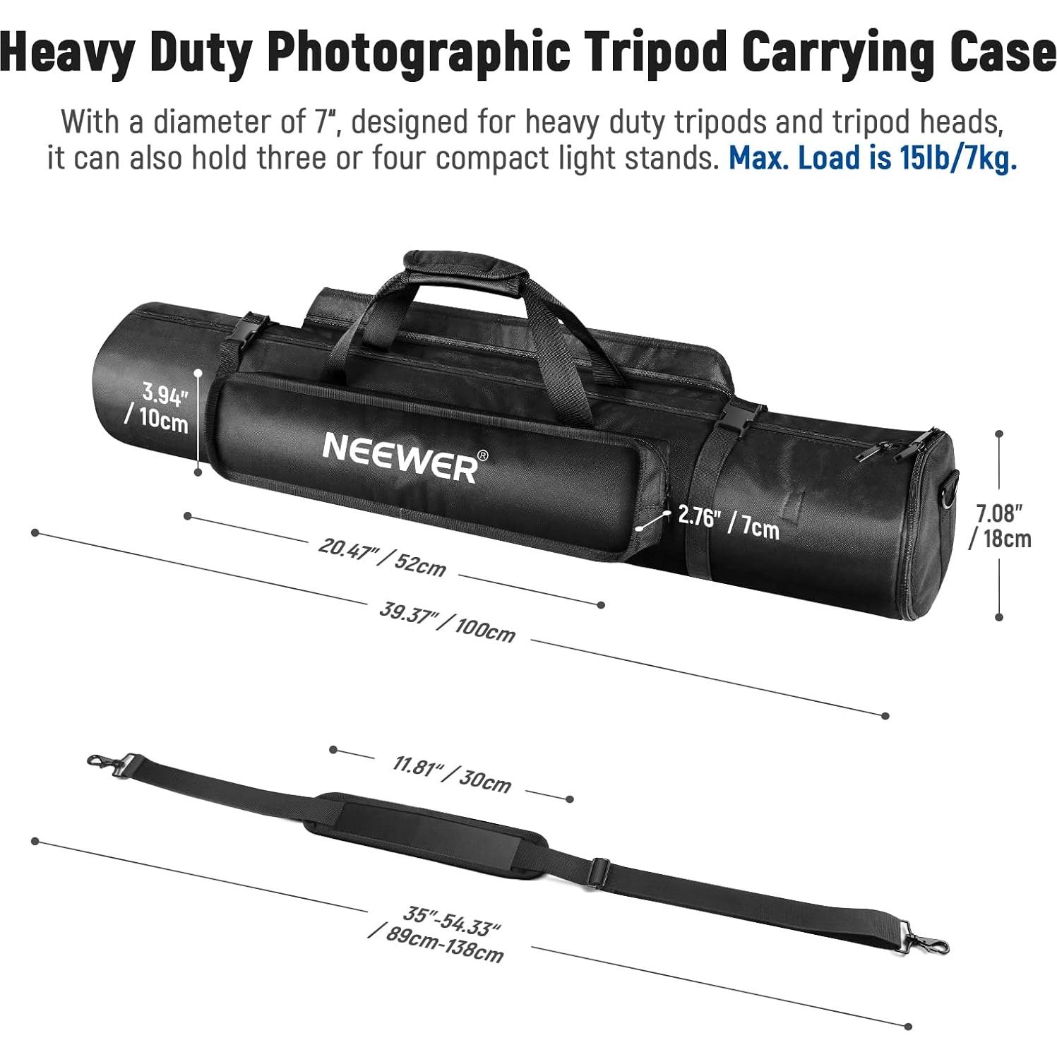 Funda para trípode Neewer 99 cm nylon impermeable negra