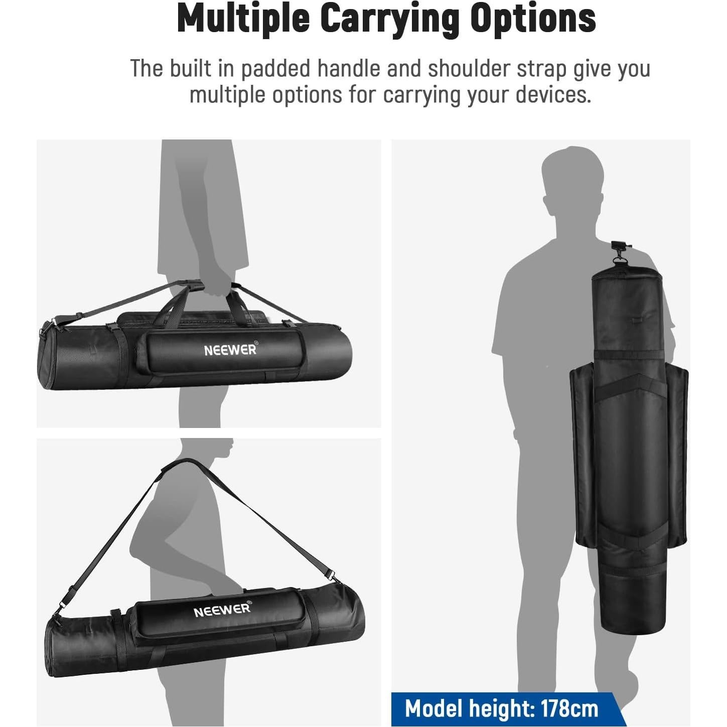 Funda para trípode Neewer 99 cm nylon impermeable negra