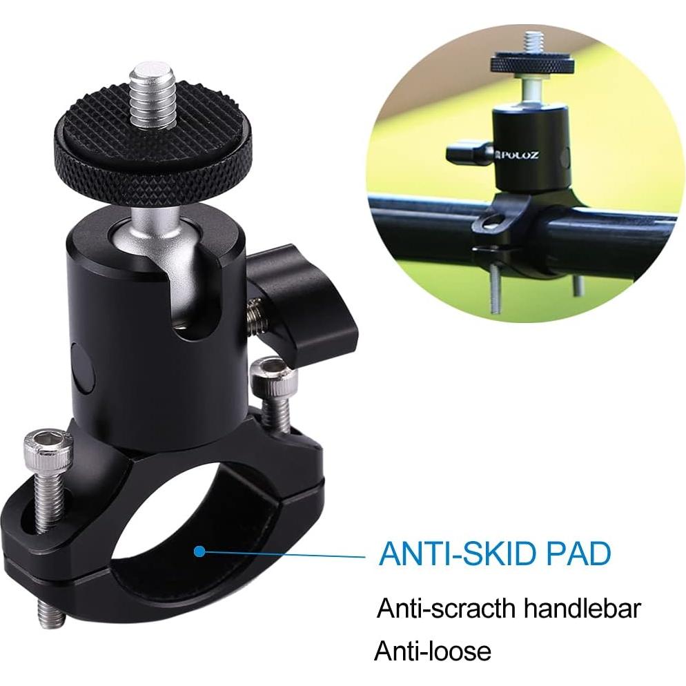 Soporte de Manillar PULUZ para Cámara de Bicicleta y Moto
