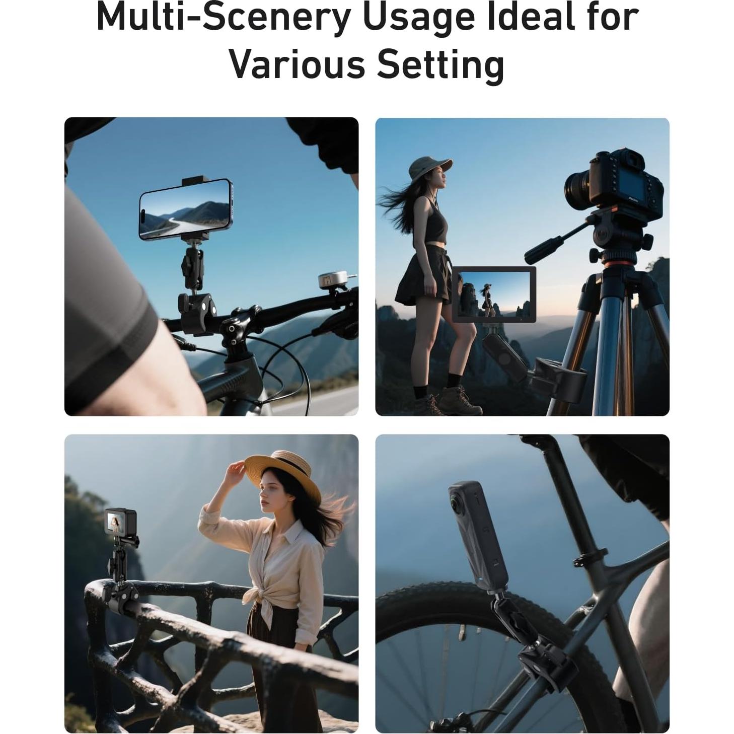 Soporte de Manillar para Bicicleta TELESIN Halterung 360°