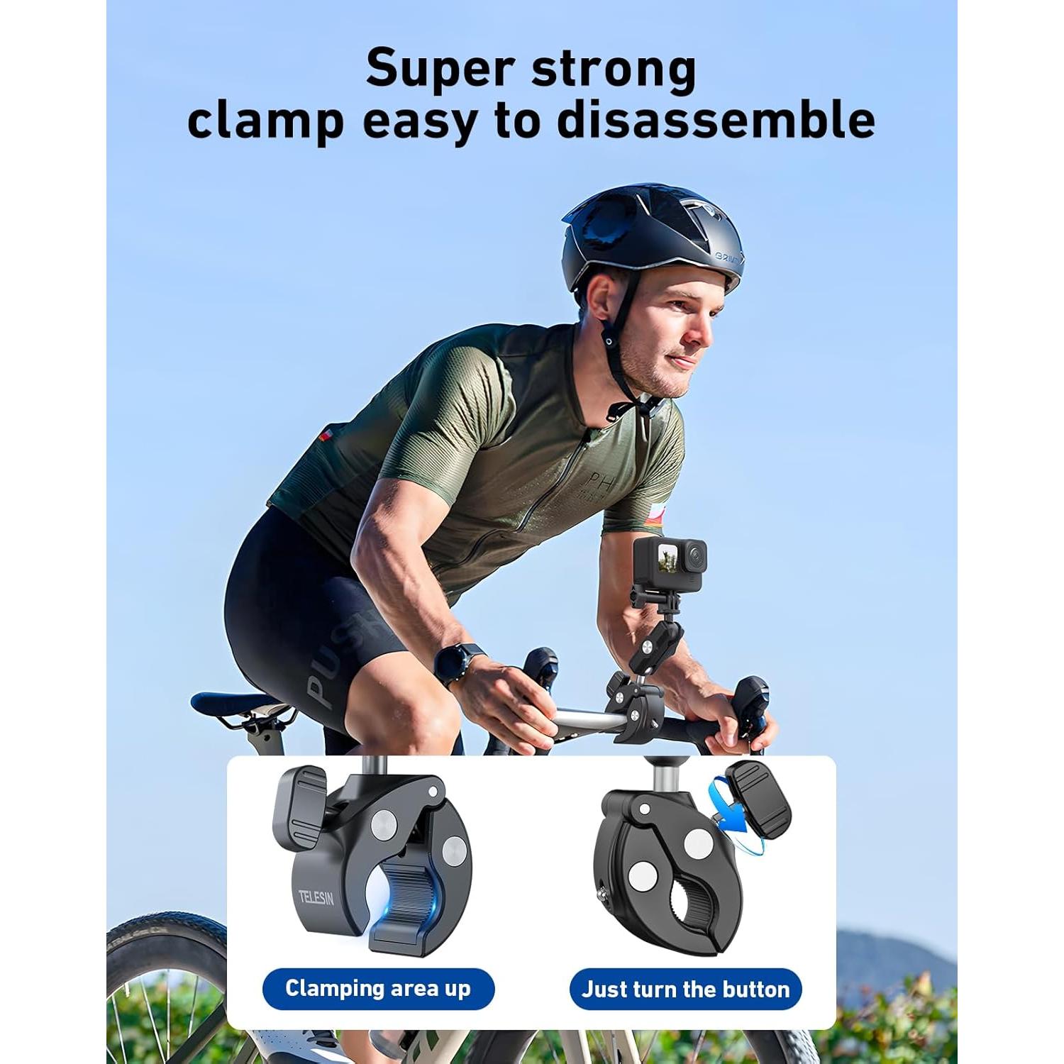 Soporte de Manillar para Bicicleta TELESIN Halterung 360°