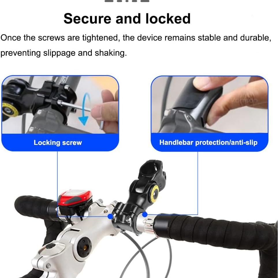 Soporte de Manillar INVINEEX para GoPro e Insta 360 - Ajustable