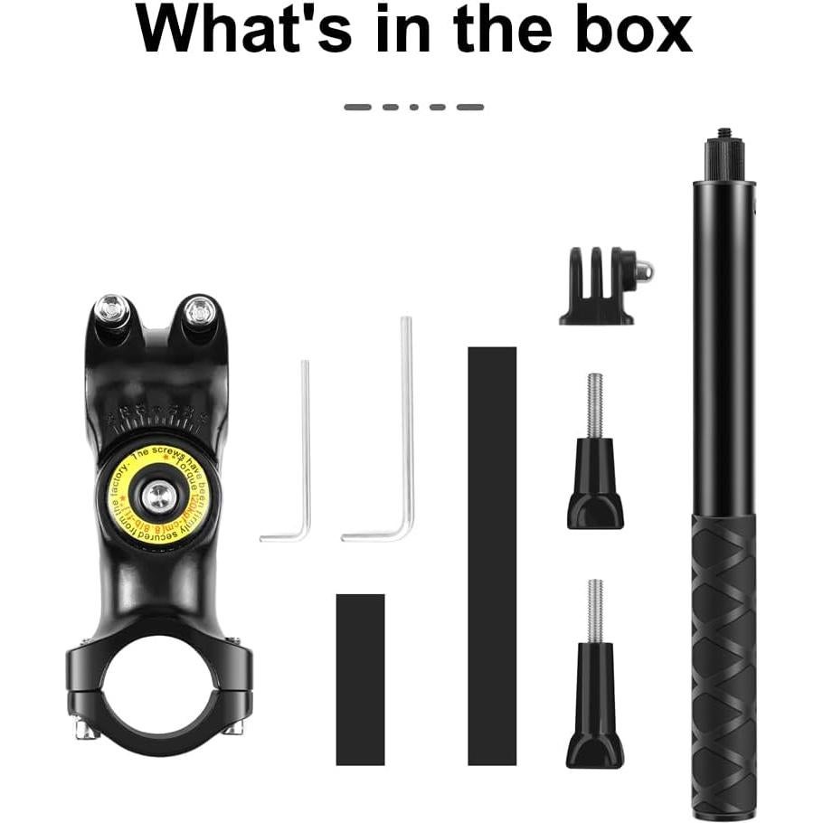 Soporte de Manillar INVINEEX para GoPro e Insta 360 - Ajustable