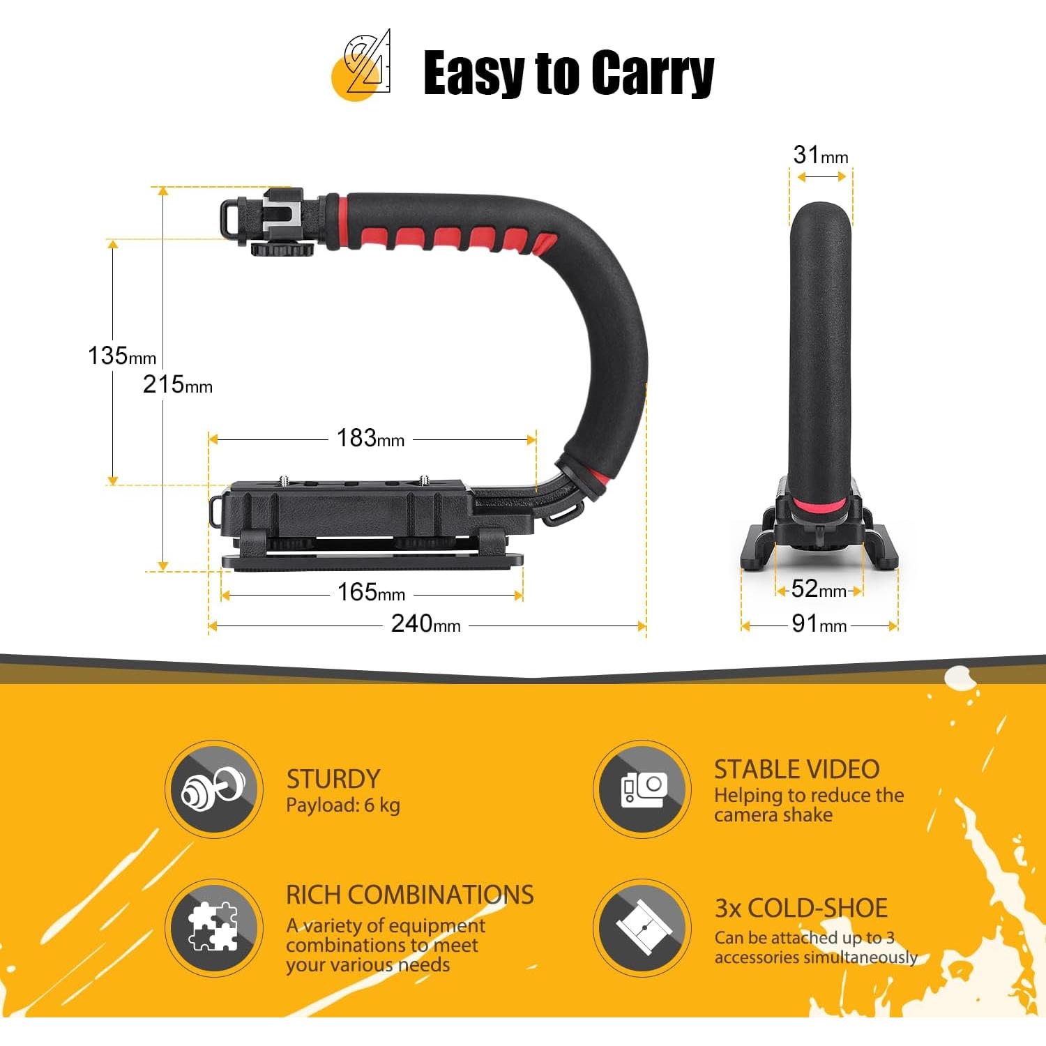 Estabilizador de Mano Neotter NT-SY-UG para Cámaras DSLR