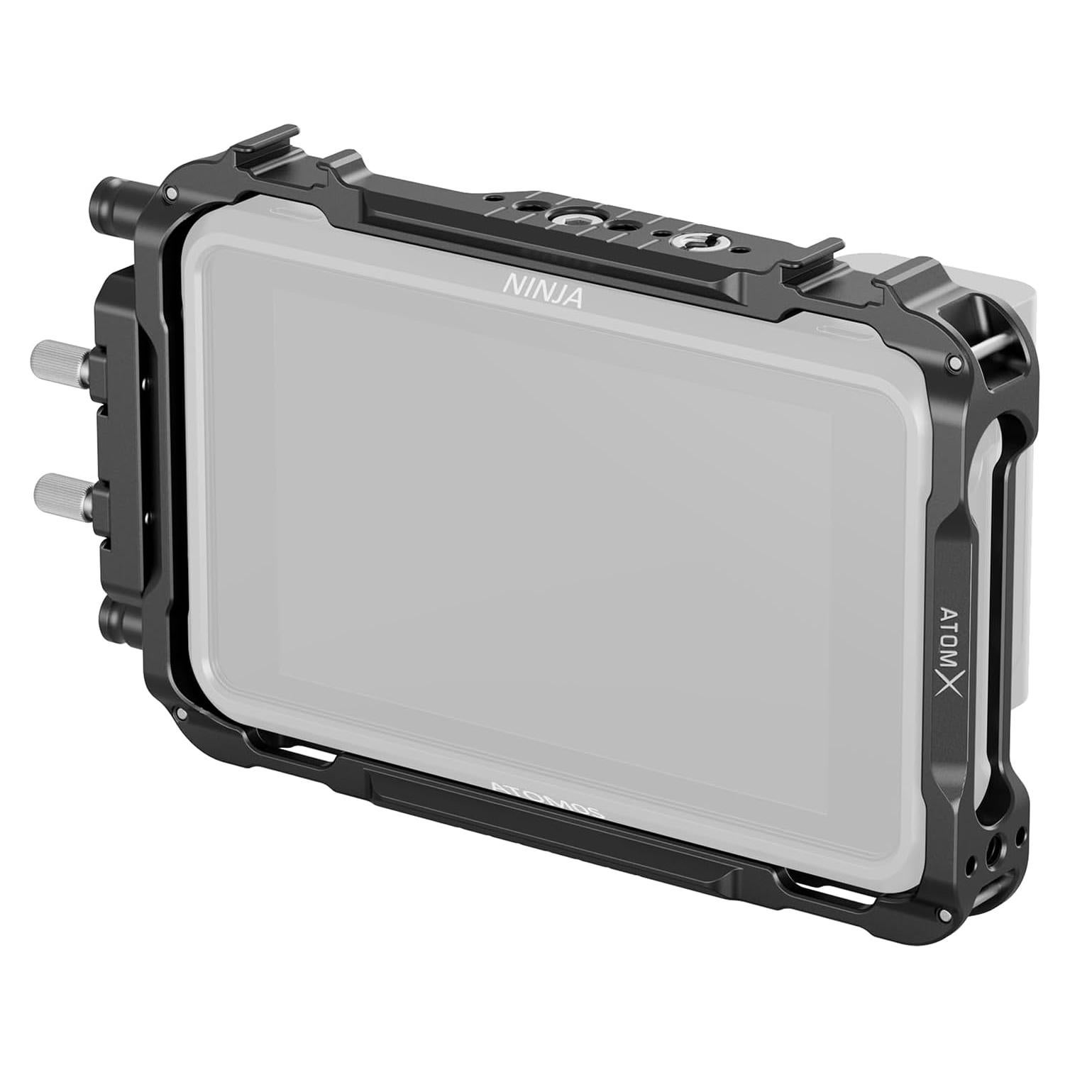 SMALLRIG Monitor Cage for Atomos Ninja V,Built-in NATO Rail and HDMI Cable Clamp Monitor Cage 2209