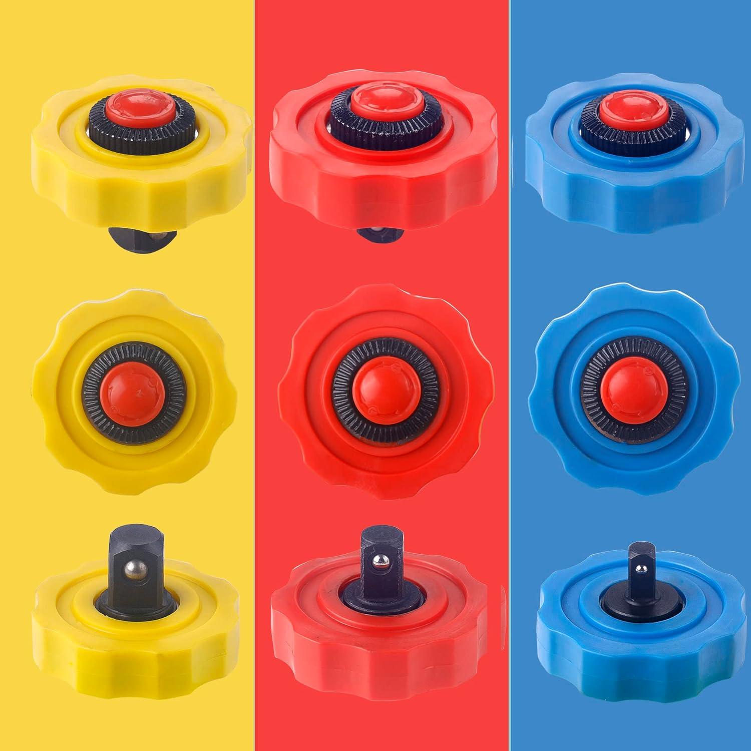 Juego de Llave de Carraca WINTOWIN 3pcs 72 Dientes Multicolor