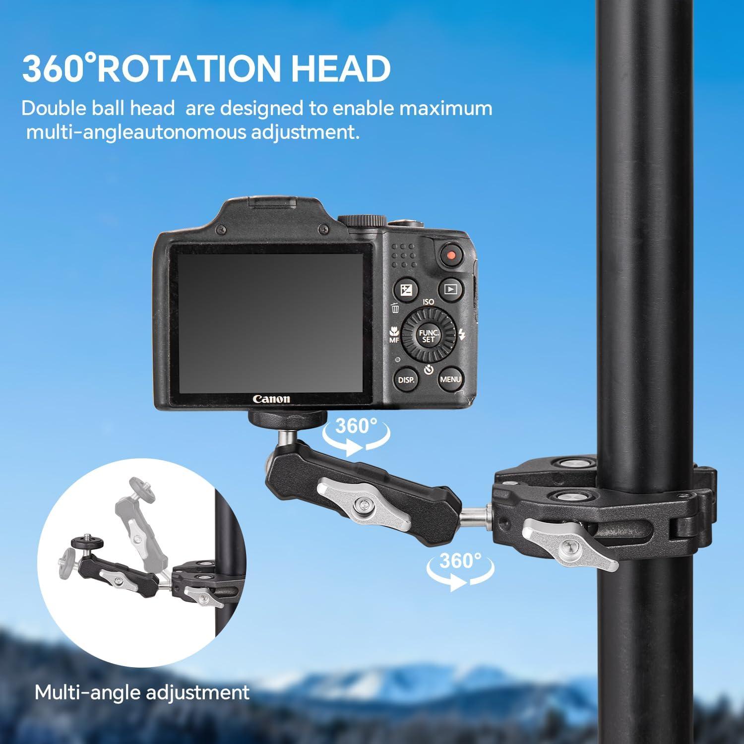 Super Clamp Soporte de Cámara DAUEULITE CP-02 360° Ajustable
