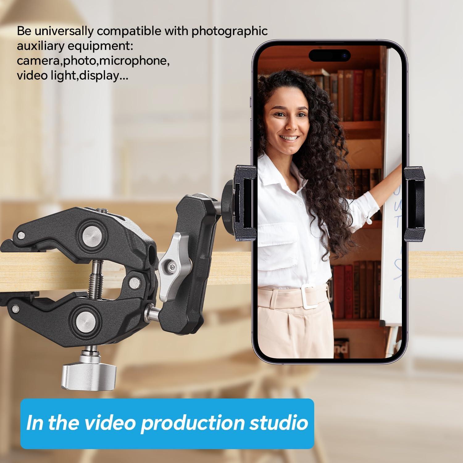 Super Clamp Soporte de Cámara DAUEULITE CP-02 360° Ajustable