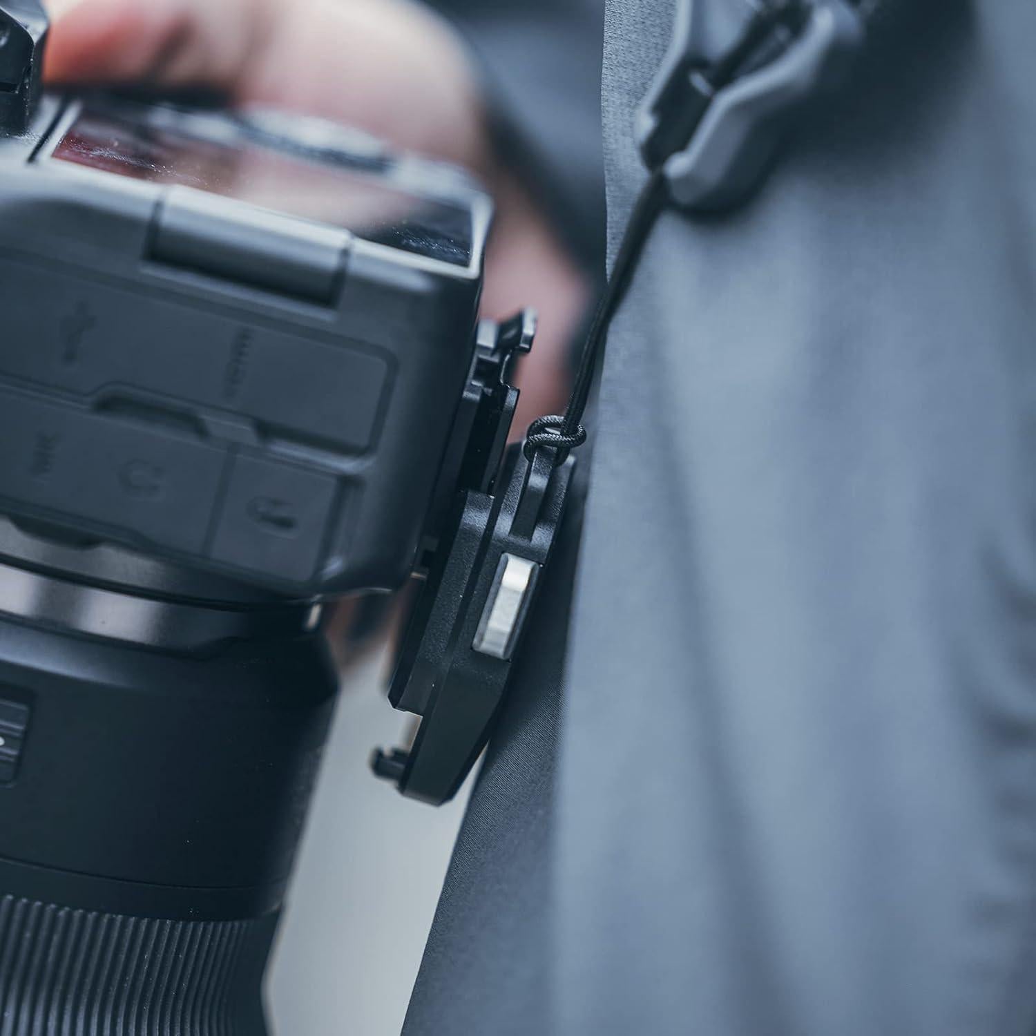 ULANZI FALCAM F38 Camera Shoulder Strap Mount Quick Release Base V2, Capture Camera Clip for Shoulder Strap Quick Mount/Release