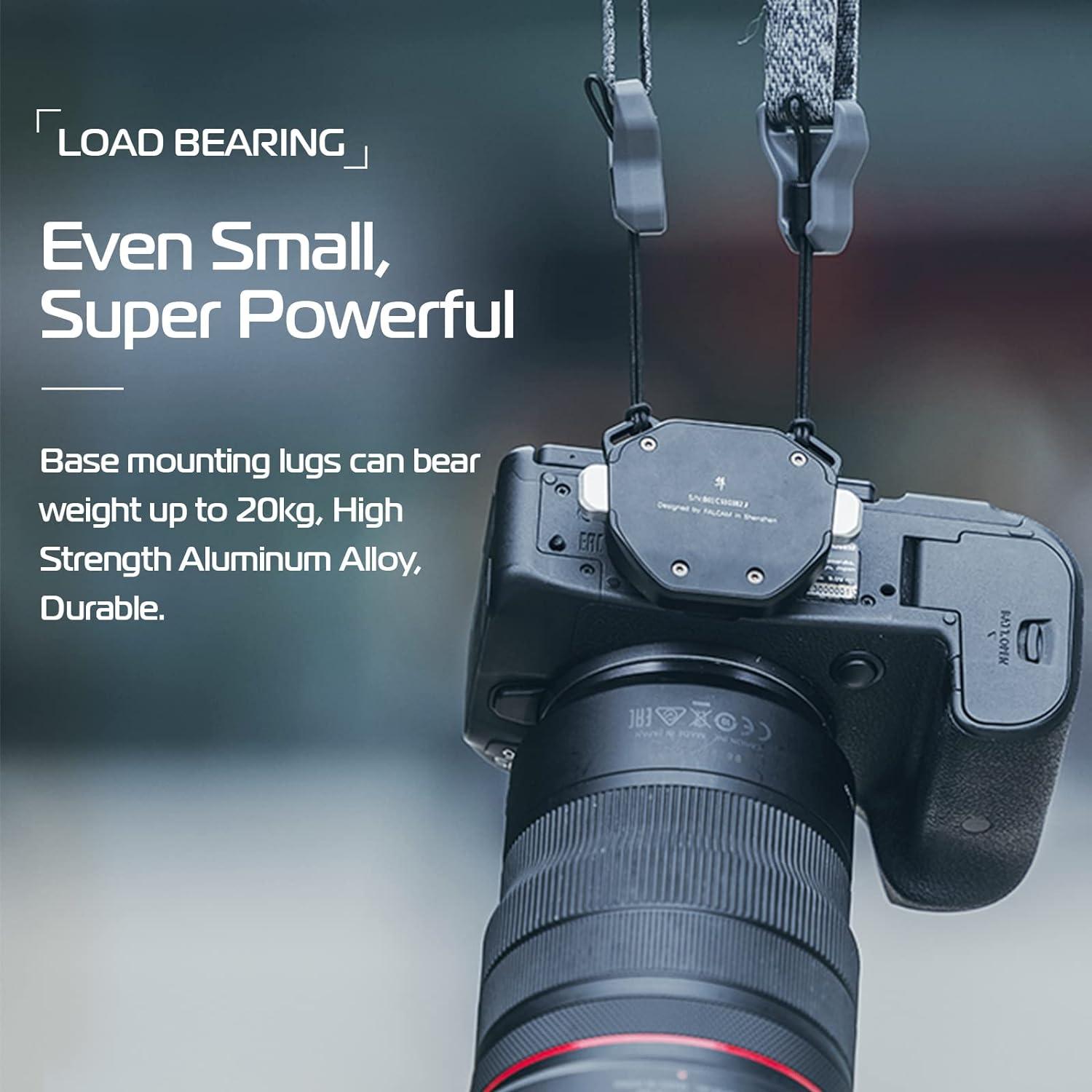 ULANZI FALCAM F38 Camera Shoulder Strap Mount Quick Release Base V2, Capture Camera Clip for Shoulder Strap Quick Mount/Release