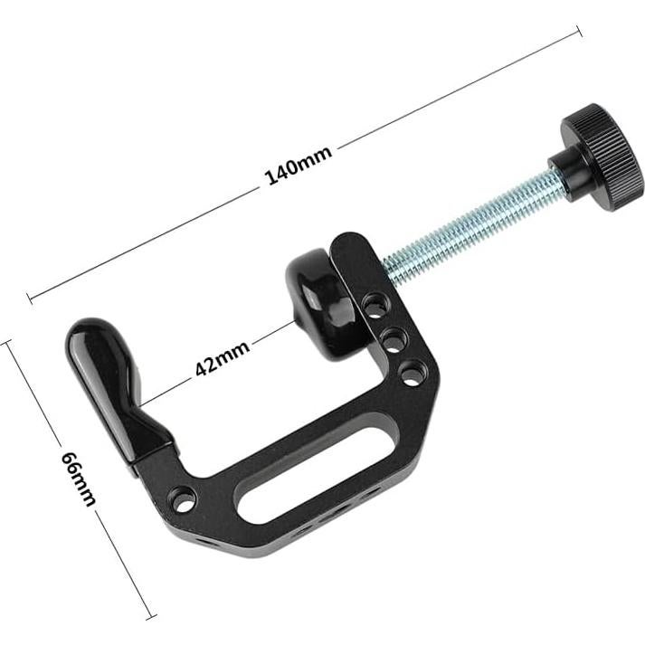 C Clamp CAMVATE de Aluminio con Roscas 1/4" y 3/8"