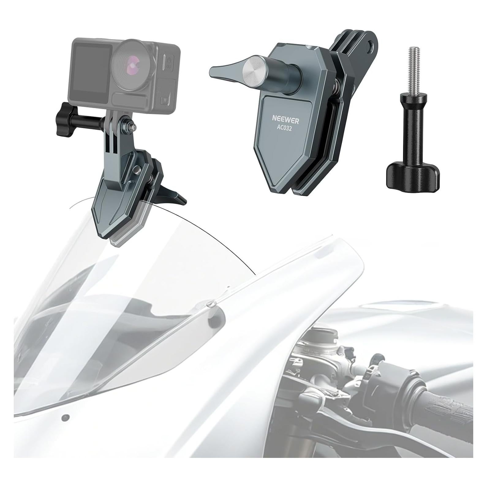 Soporte de Cámara para Parabrisas de Motocicleta NEEWER AC032