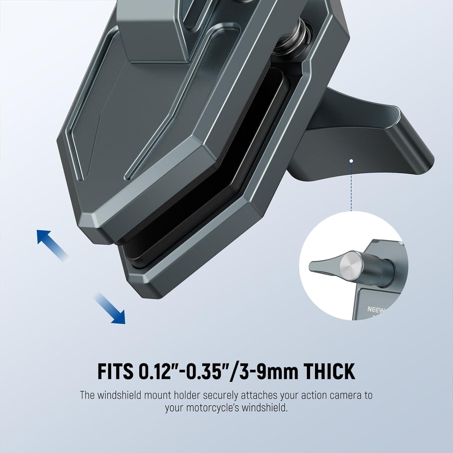 Soporte de Cámara para Parabrisas de Motocicleta NEEWER AC032