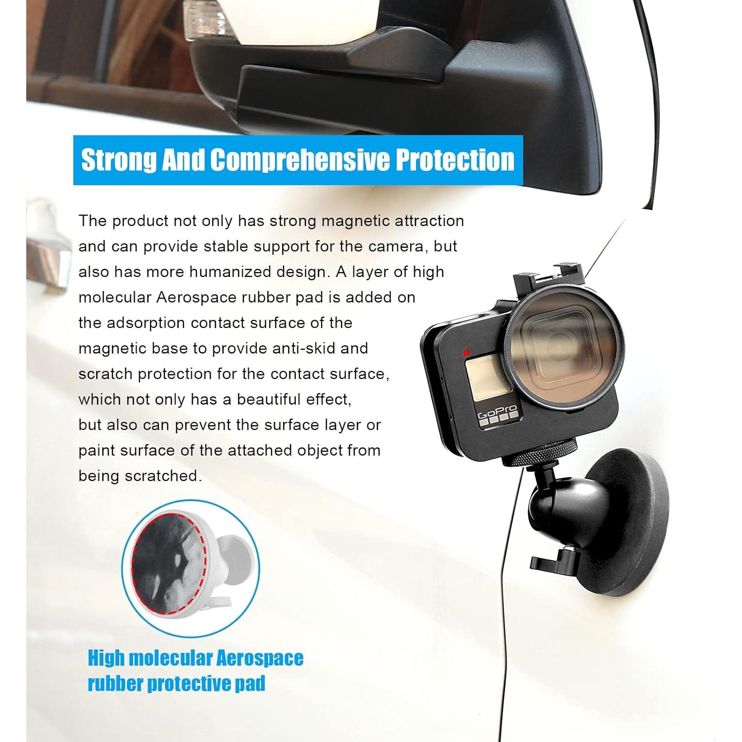 Soporte de Cámara Magnético SKYJFFJ con Cabeza de Bola Mini