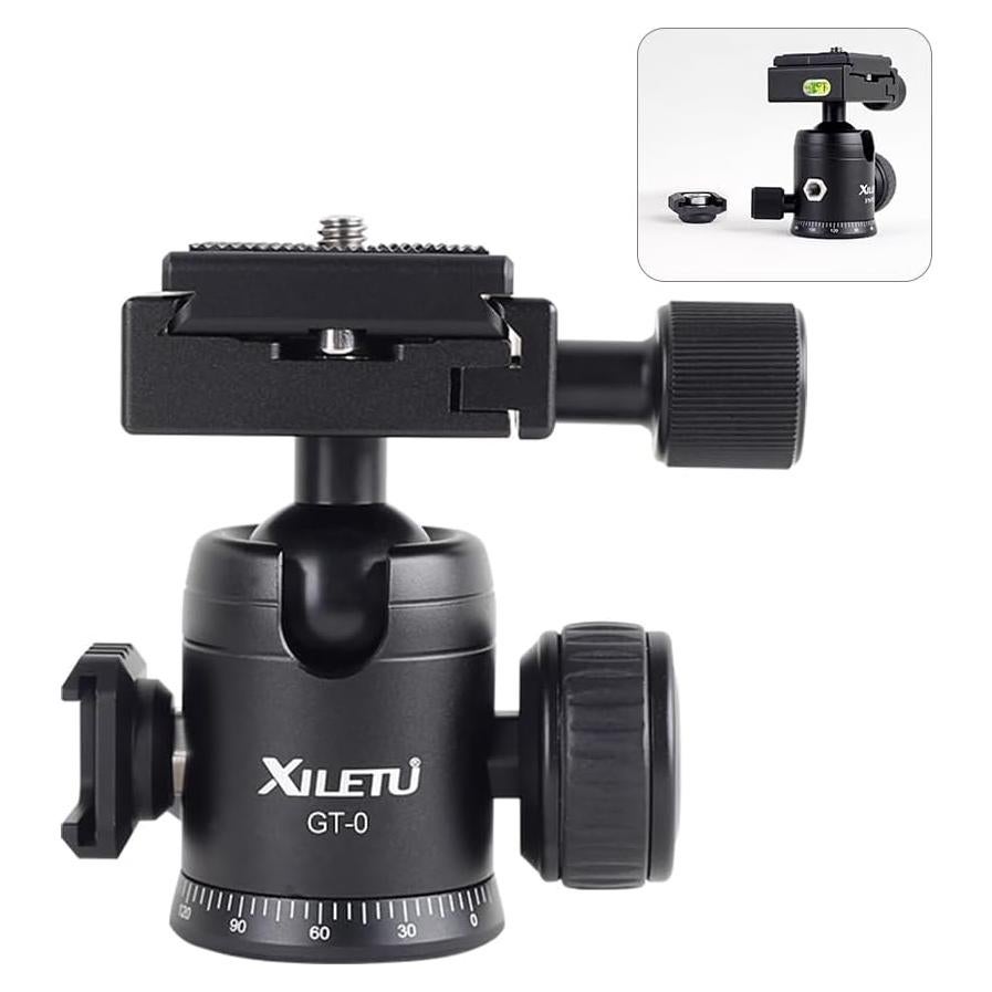 Cabezal de Bola de Trípode XILETU 360° Panorámico Metal 6kg
