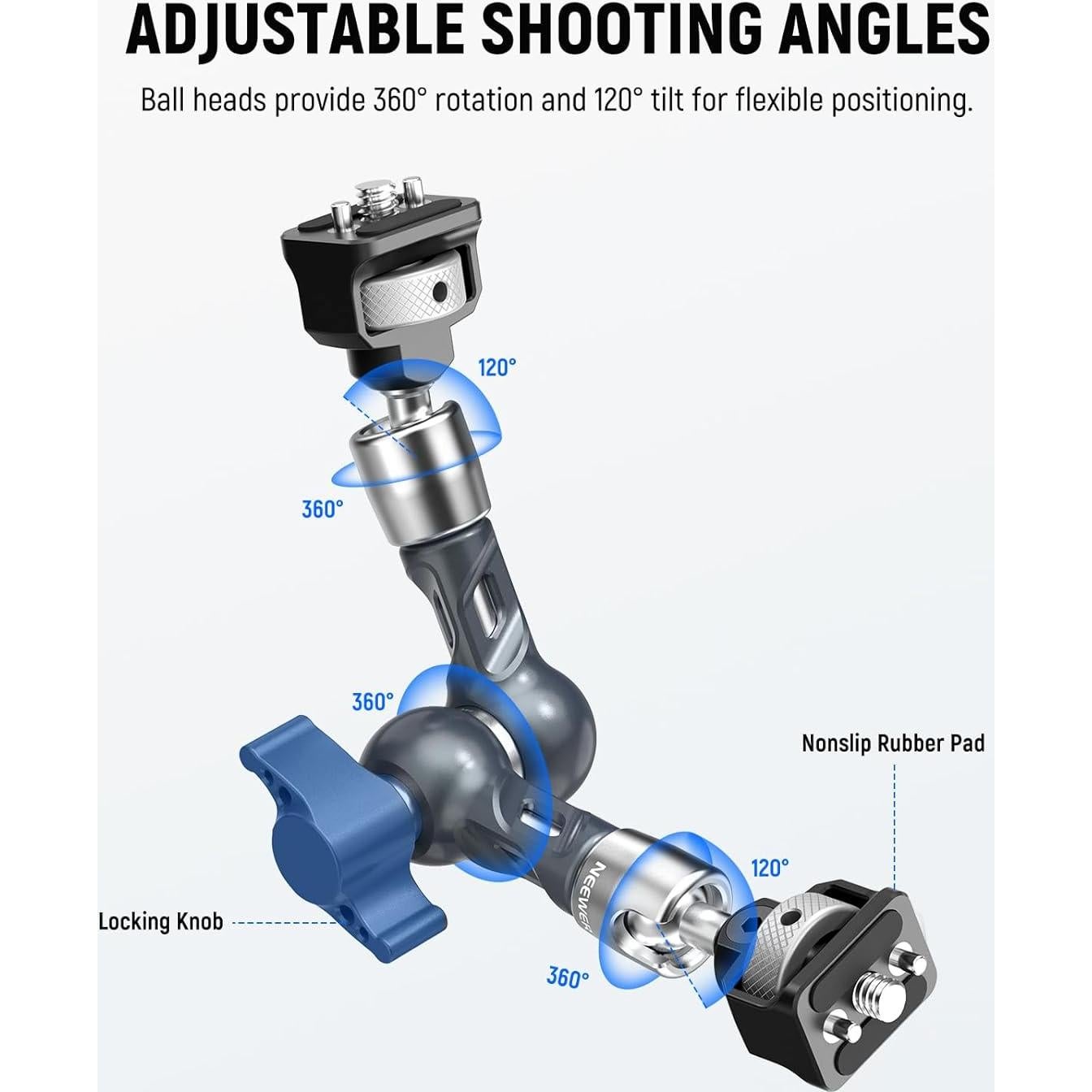 Brazo Mágico Articulado NEEWER 7" para Cámara DSLR 3kg