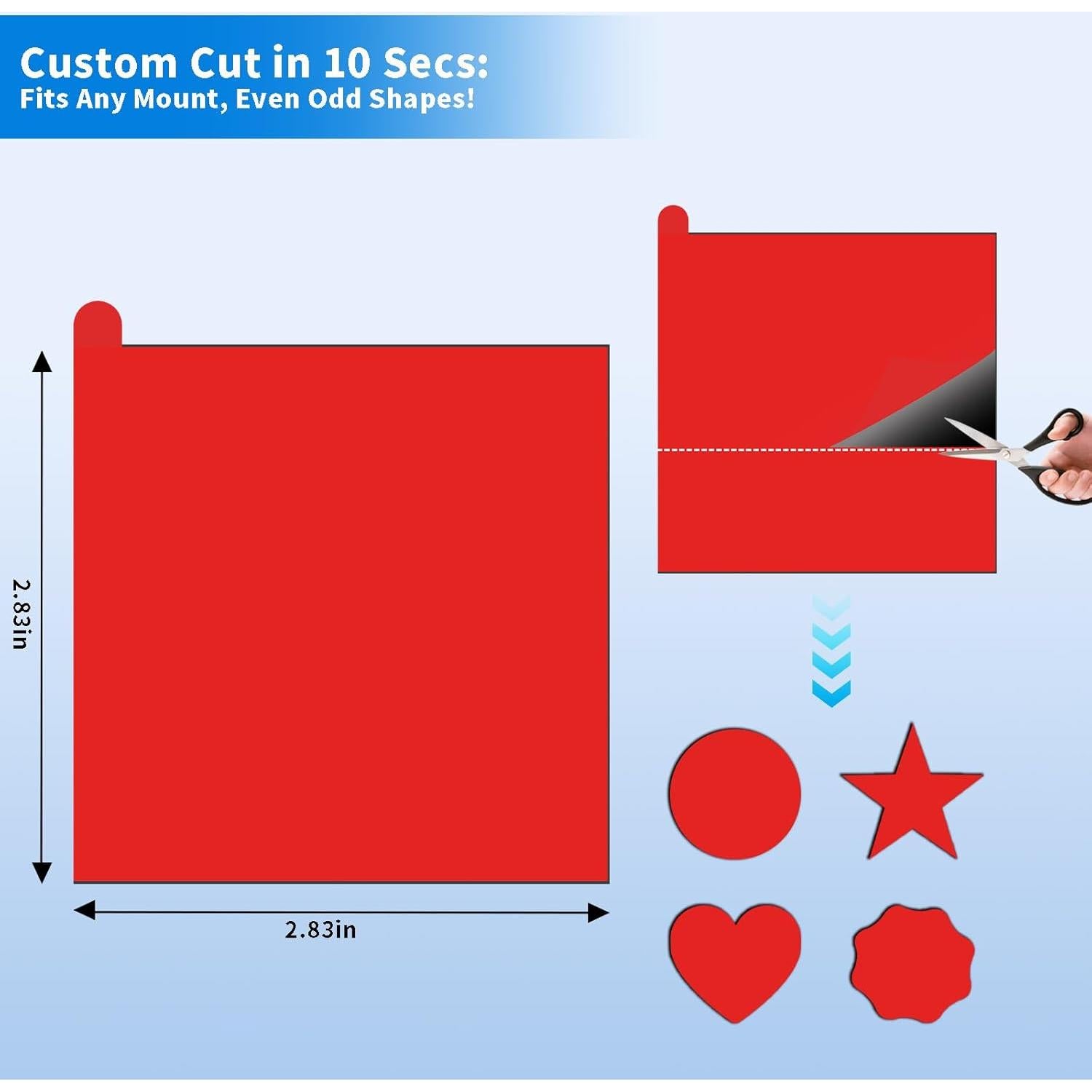6 Almohadillas Adhesivas Doble Cara BNnYY para Cámara de Tablero