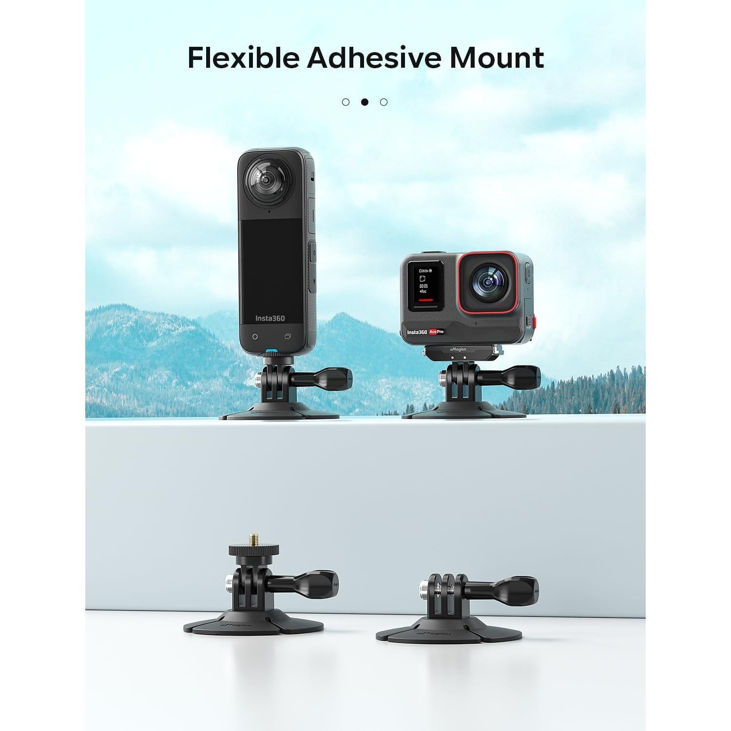 Soporte Adhesivo Flexible aMaiMingji para Cámaras de Acción