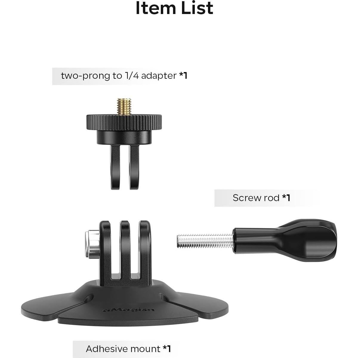 Soporte Adhesivo Flexible aMaiMingji para Cámaras de Acción