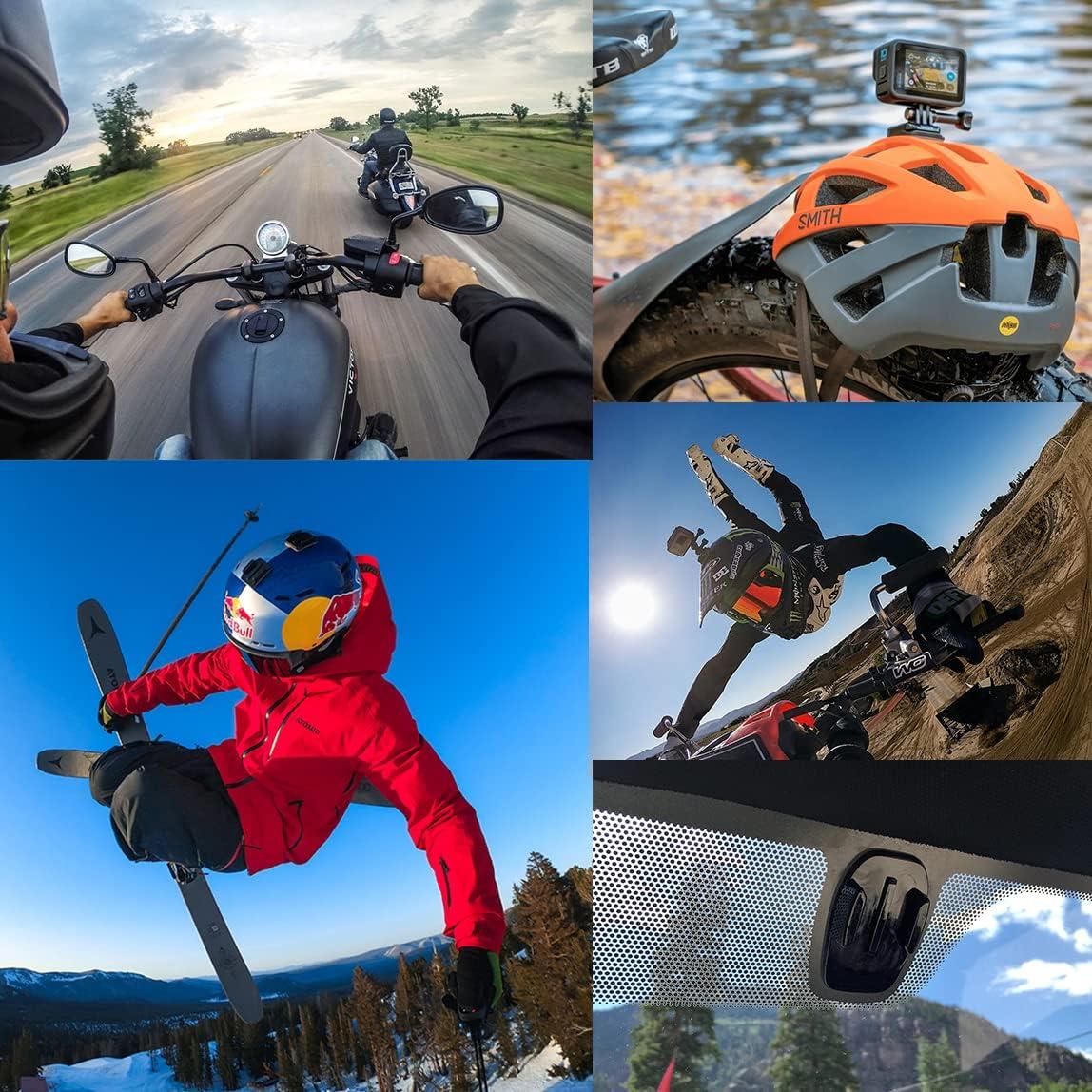 Soportes Adhesivos para Casco JINGXIN GoPro - 20 en 1