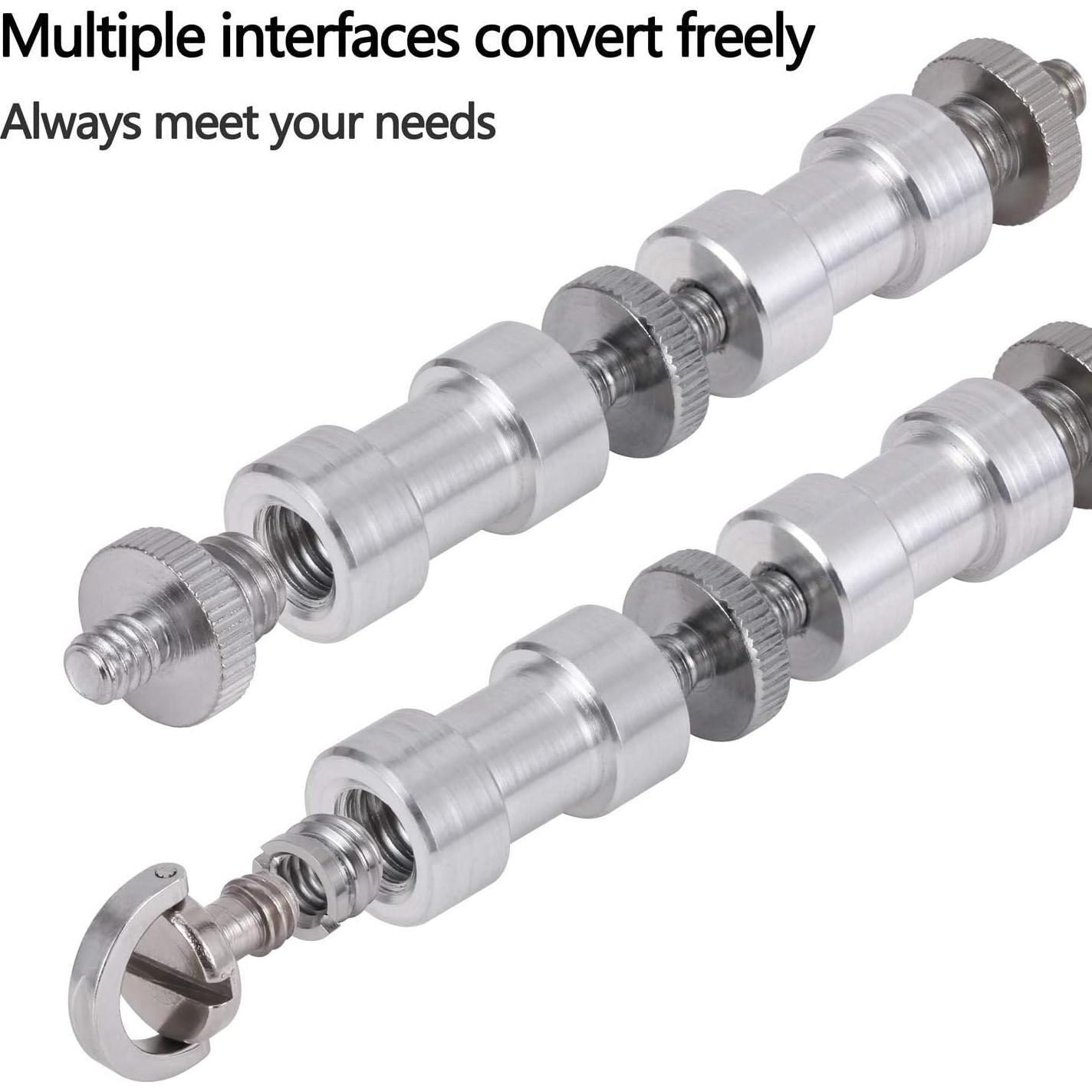 Adaptador de Tornillo de Cámara KWOKWEI 19 Piezas Metal