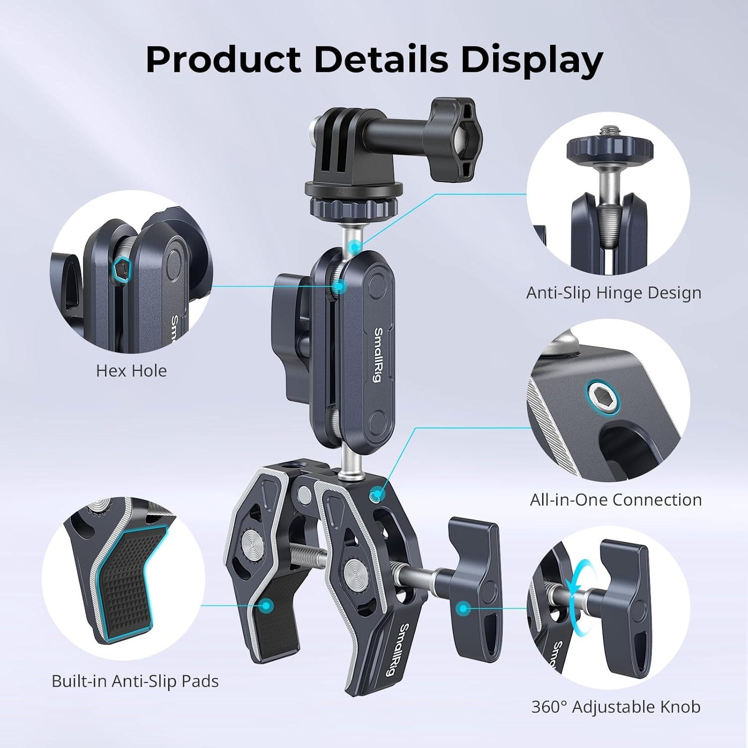 Abrazadera de Montaje para Cámara Smallrig 5529 - 2-Pack