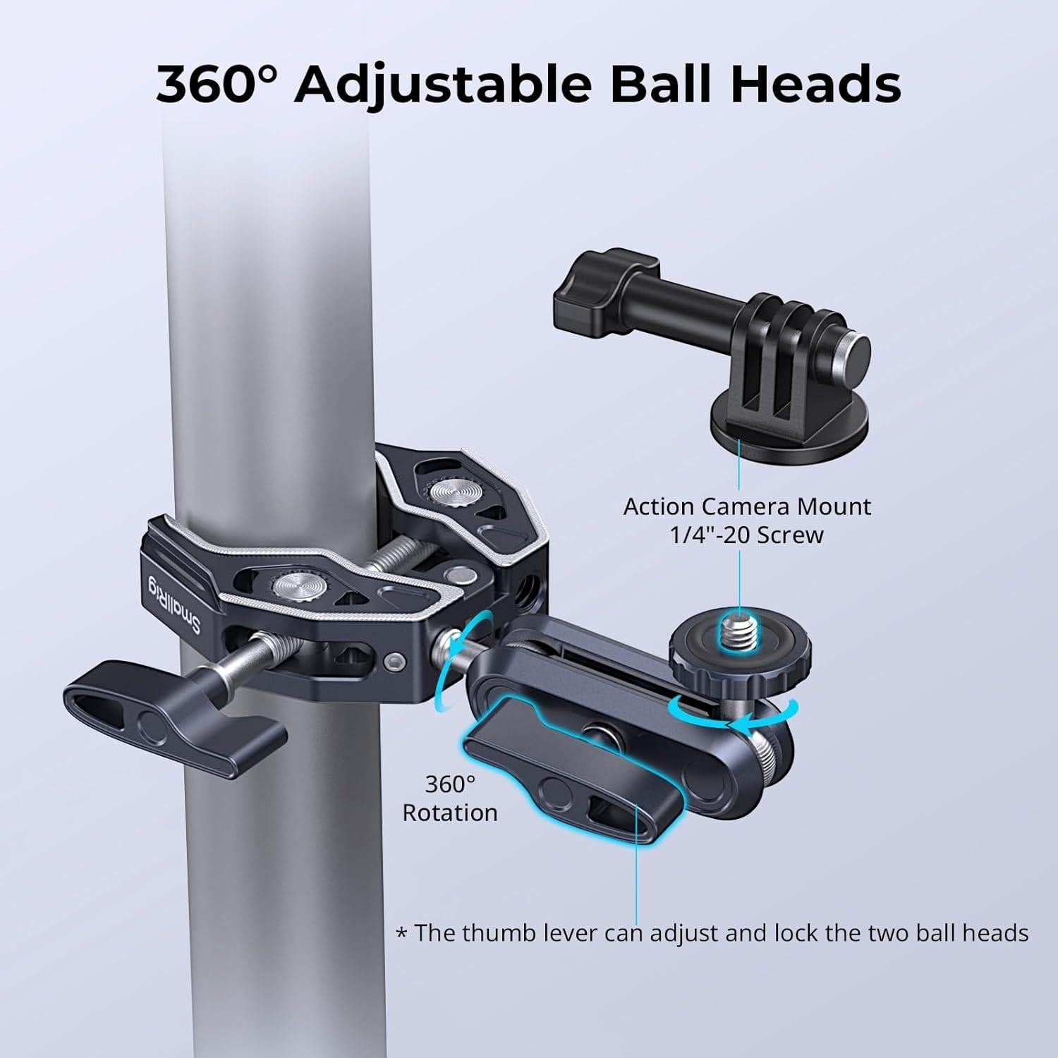 Abrazadera de Montaje para Cámara Smallrig 5529 - 2-Pack