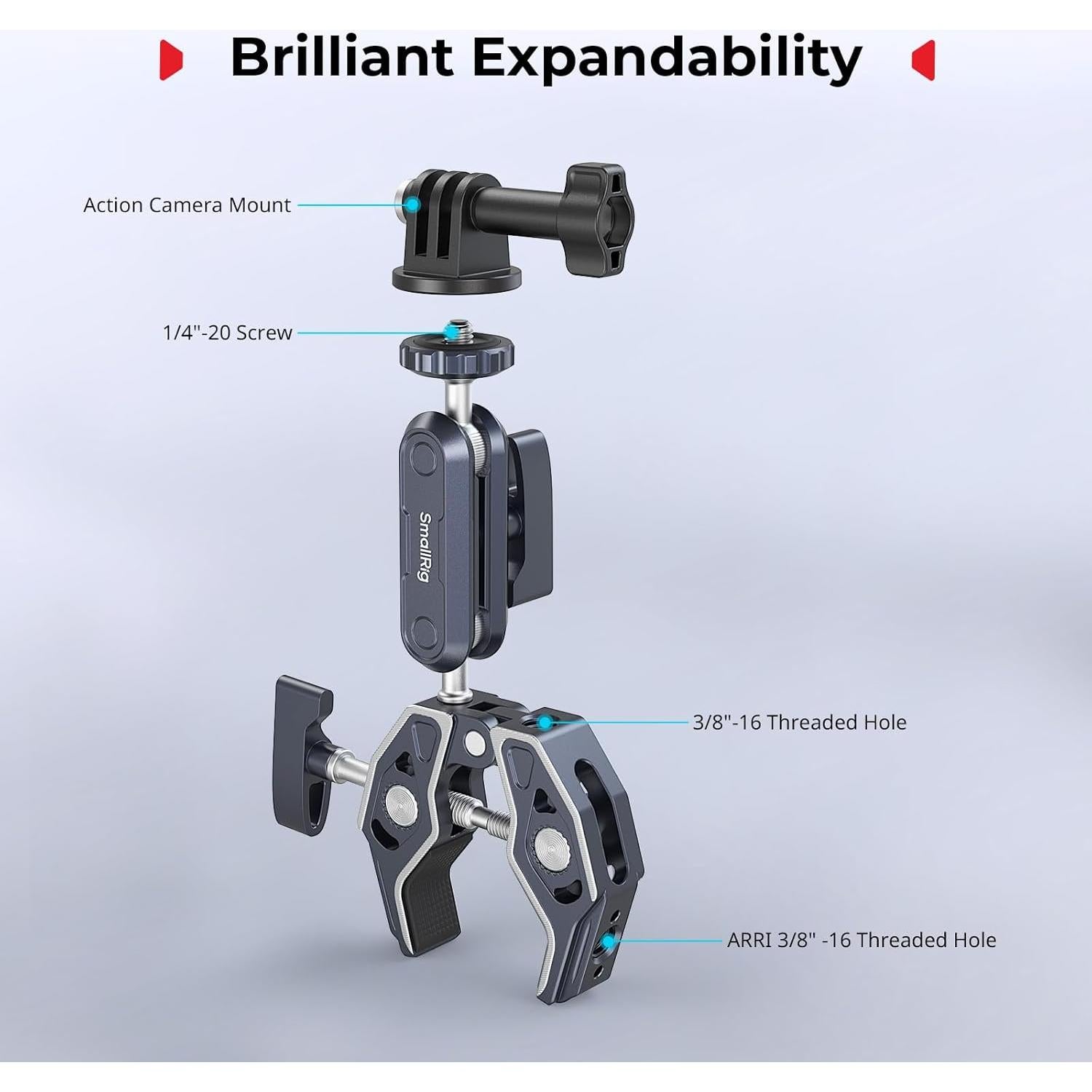 Abrazadera de Montaje para Cámara Smallrig 5529 - 2-Pack