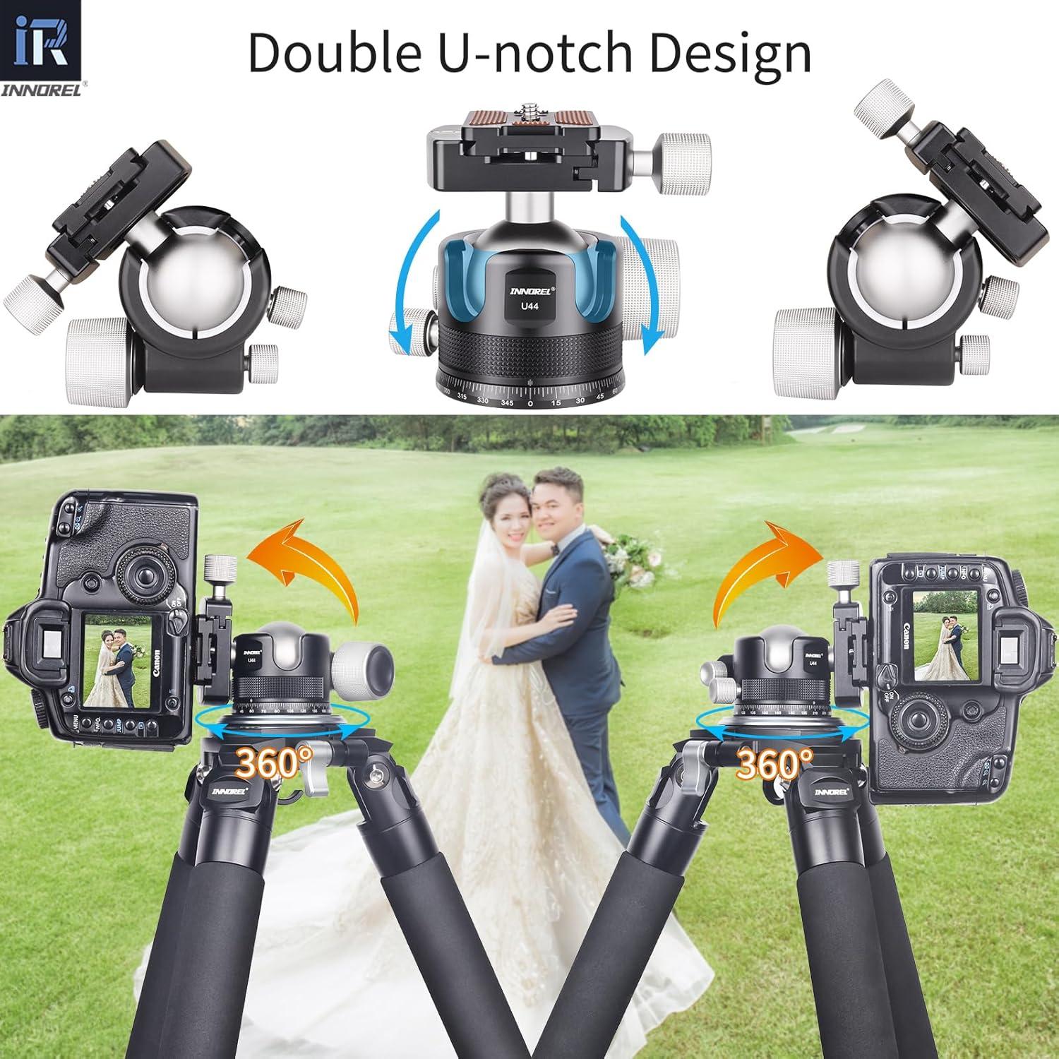 Cabezal de Trípode INNOREL U44 Bola 44mm Metal 25kg