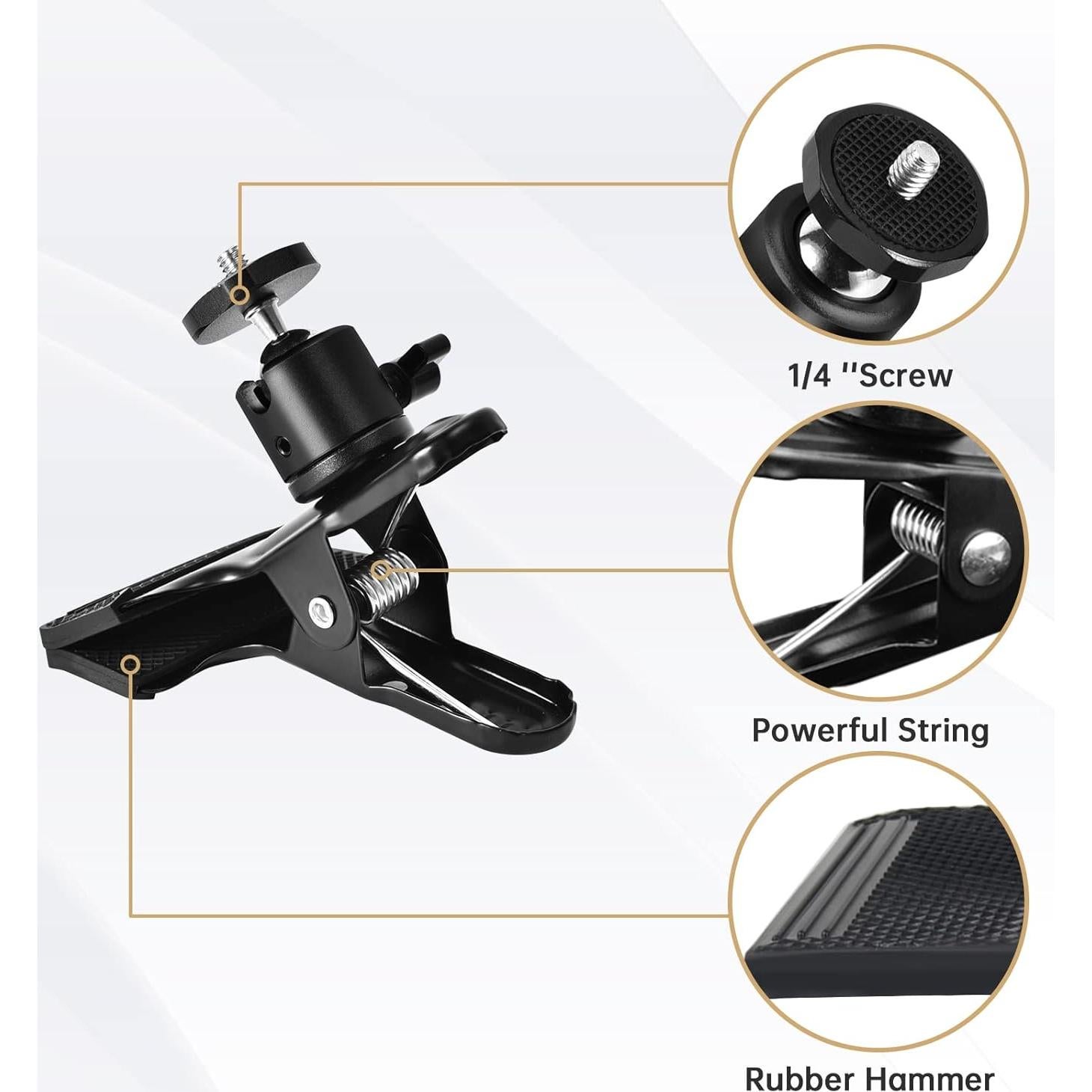Soporte de Cámara UTEBIT con Cabeza de Bola 360° - Paquete de 2