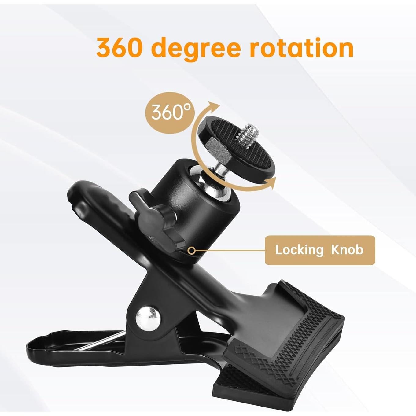 Soporte de Cámara UTEBIT con Cabeza de Bola 360° - Paquete de 2