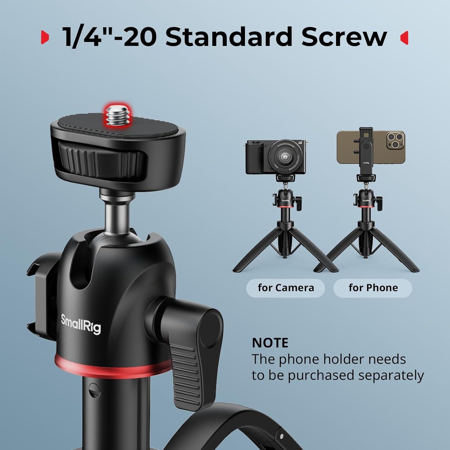 Trípode Mini Extensible SmallRig 5285 para Cámara y Smartphone