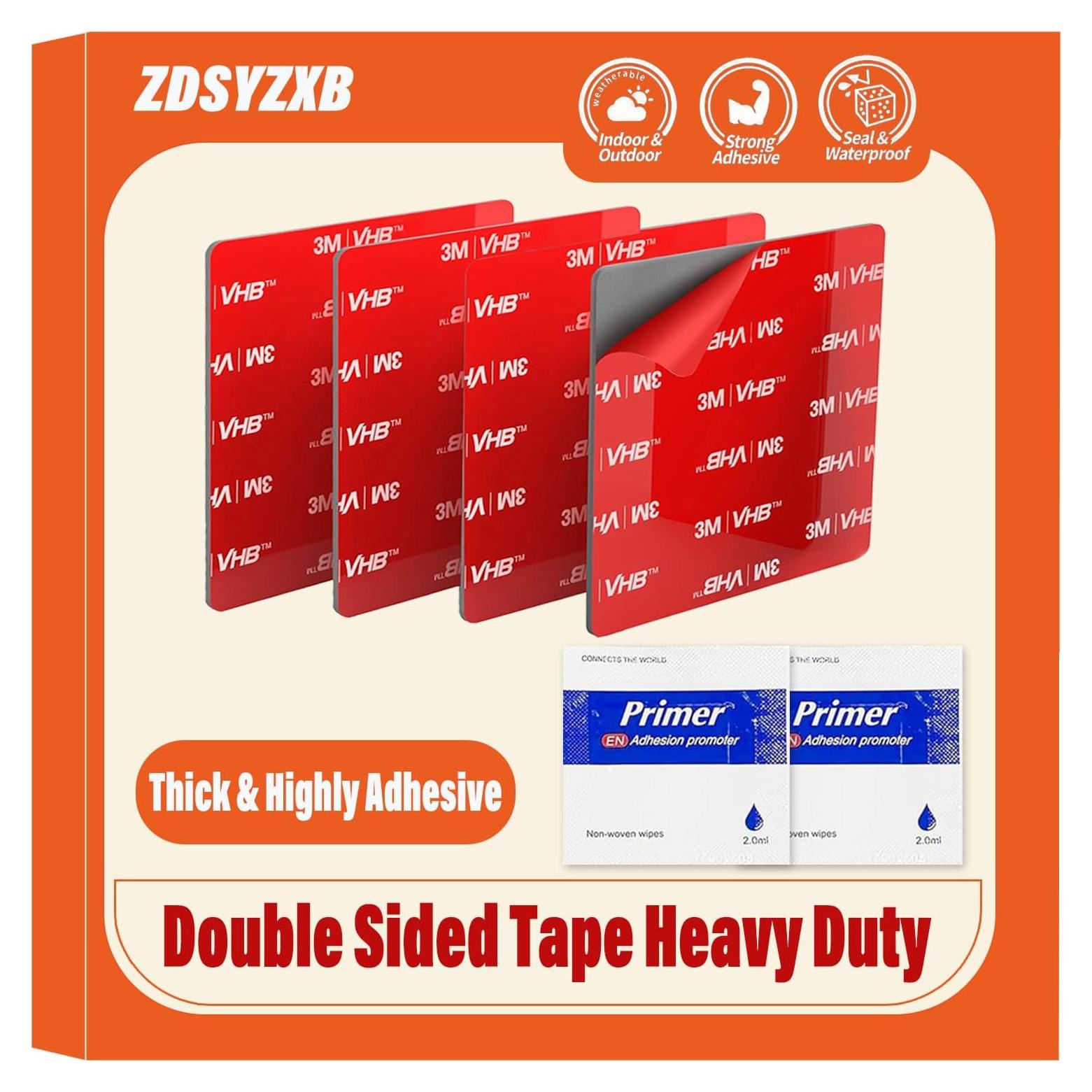 Almohadillas Adhesivas 3M VHB para Cámara de Tablero - 4 Pcs