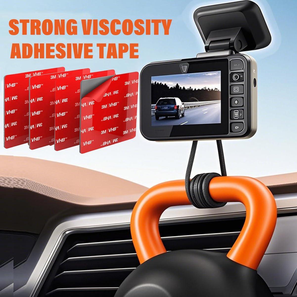 Almohadillas Adhesivas 3M VHB para Cámara de Tablero - 4 Pcs