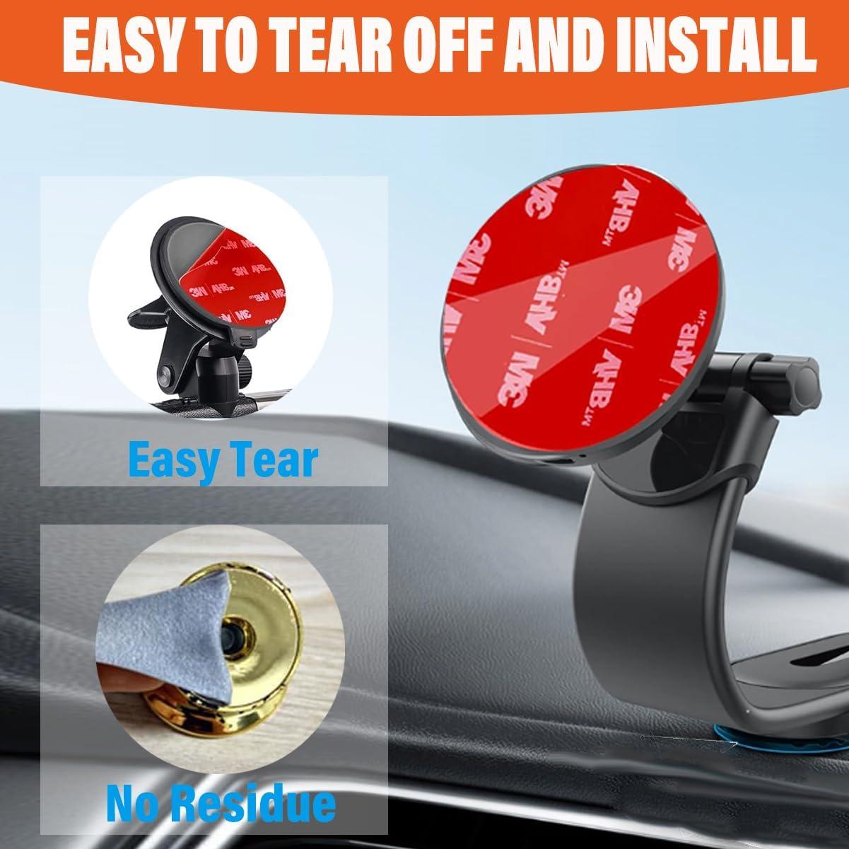 Almohadillas Adhesivas 3M VHB para Cámara de Tablero - 4 Pcs