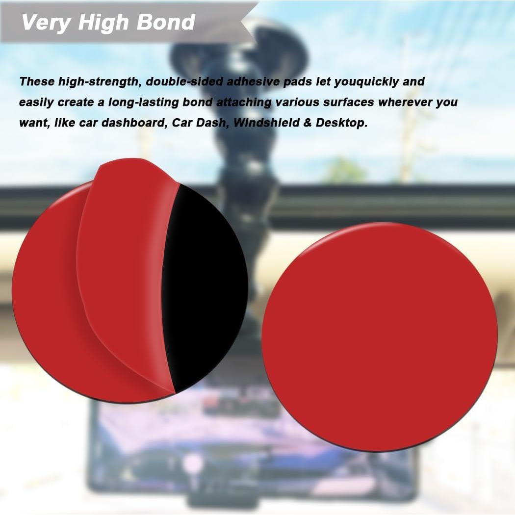 10 Almohadillas Adhesivas Doble Cara 90mm CKANDAY para Soporte