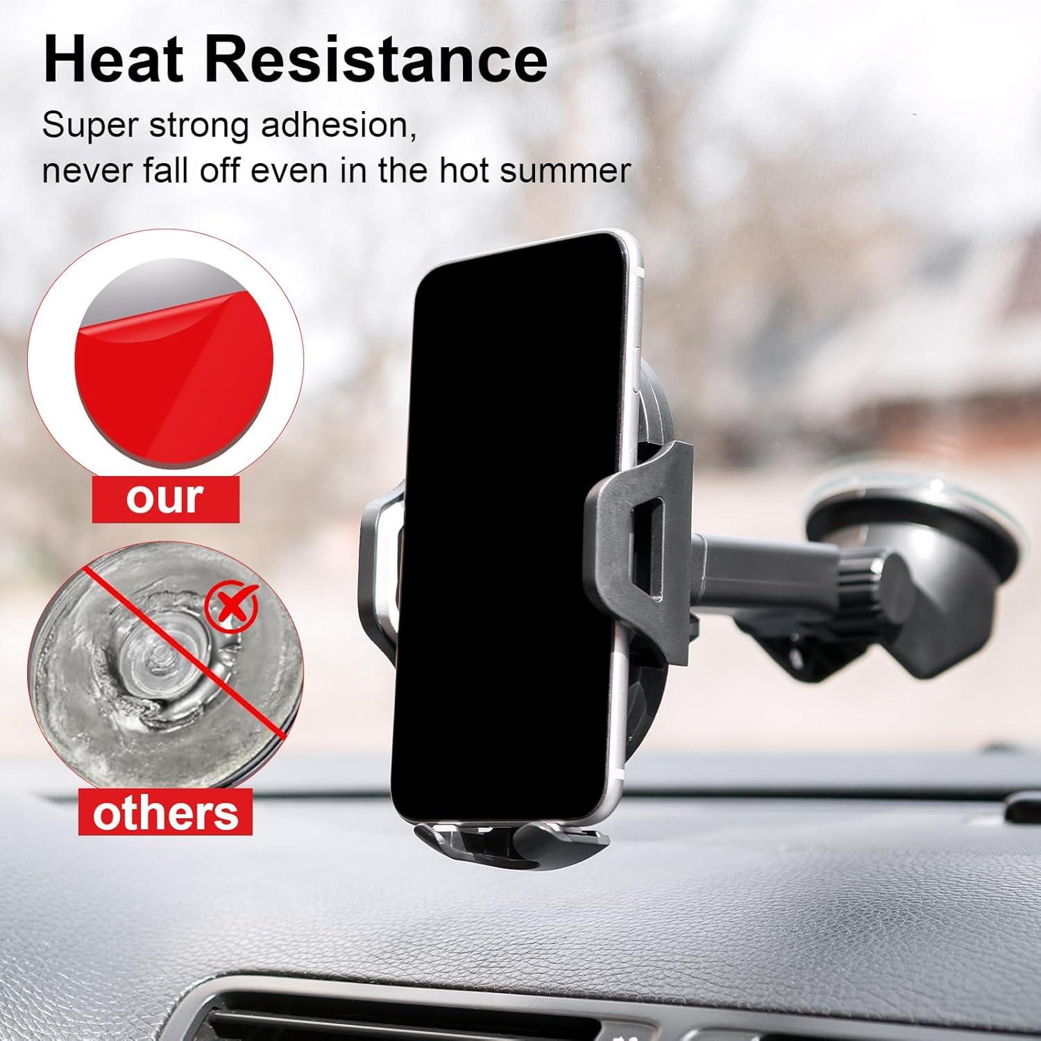 Almohadillas Adhesivas para Soporte de Coche Bremorou 90mm 95mm