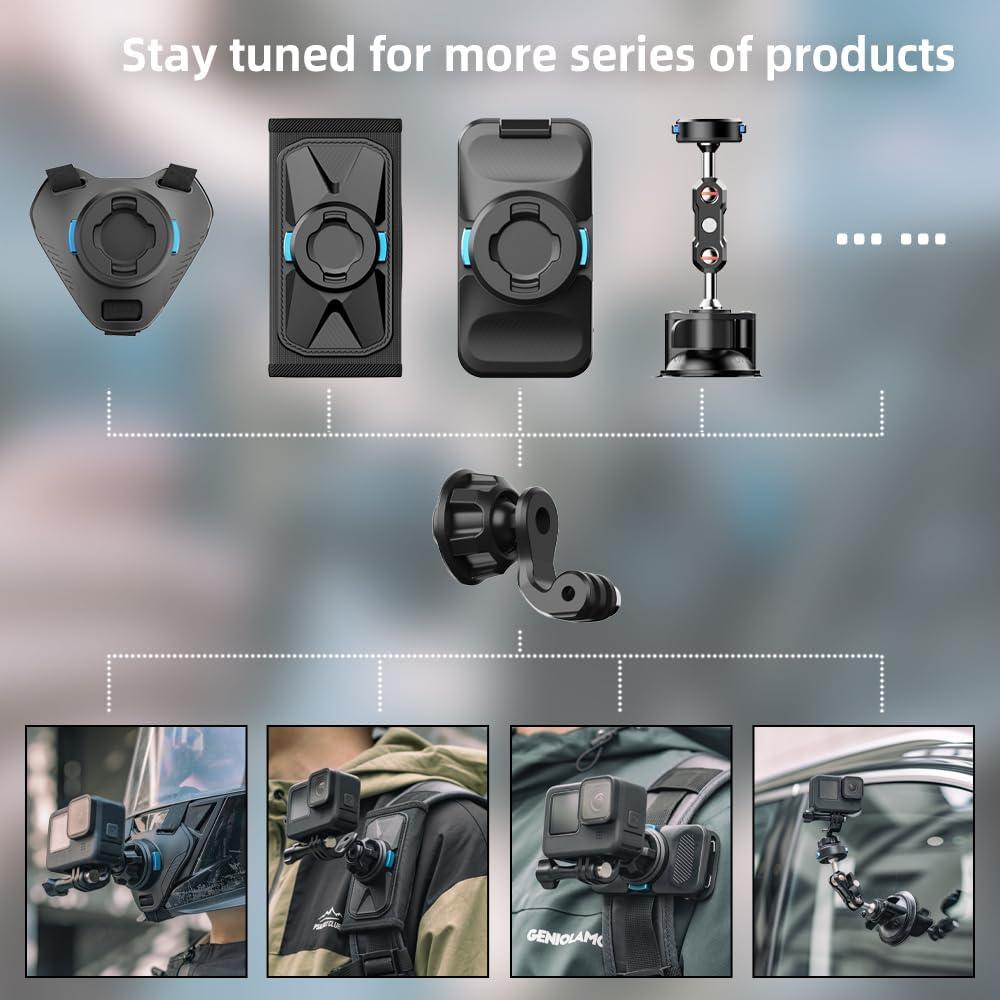 Soporte Magnético para Casco de Motocicleta SUREWO para GoPro