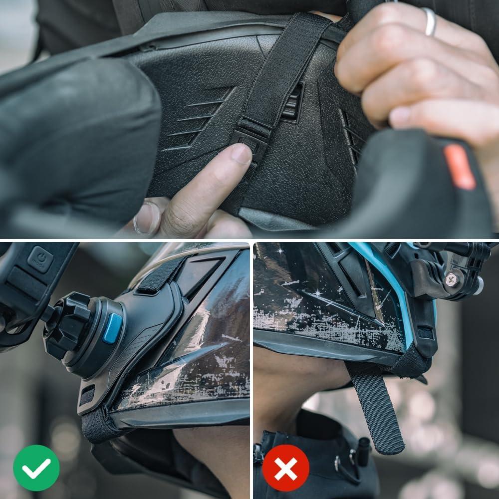 Soporte Magnético para Casco de Motocicleta SUREWO para GoPro