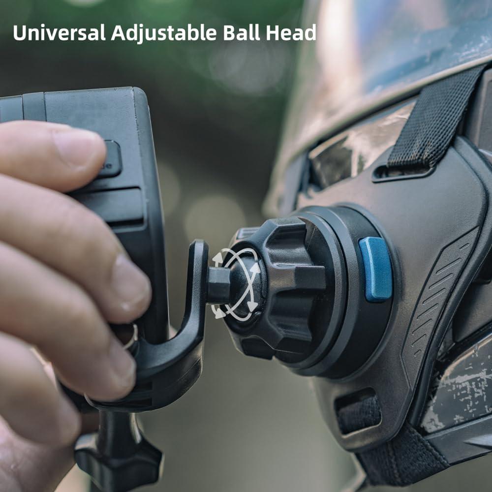 Soporte Magnético para Casco de Motocicleta SUREWO para GoPro