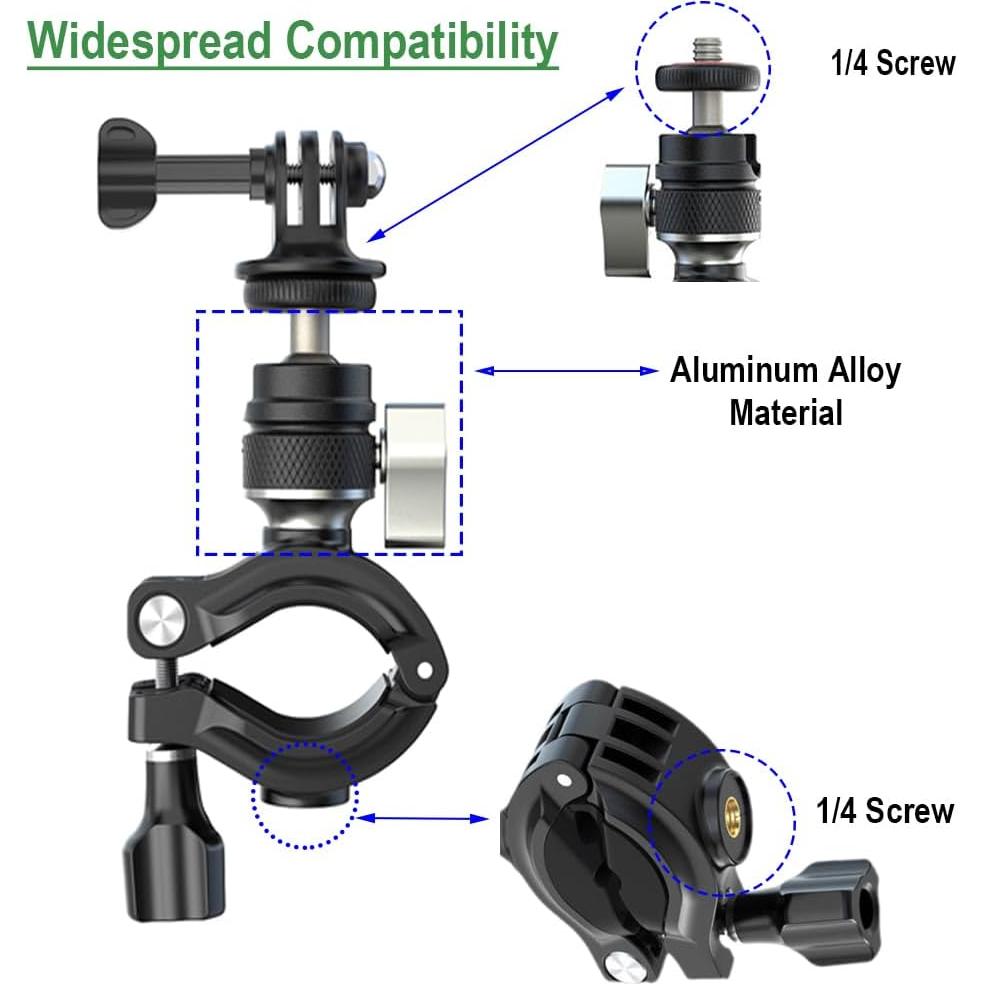 Soporte de Manillar para Cámara KETOPKIN FLW411 Ajustable